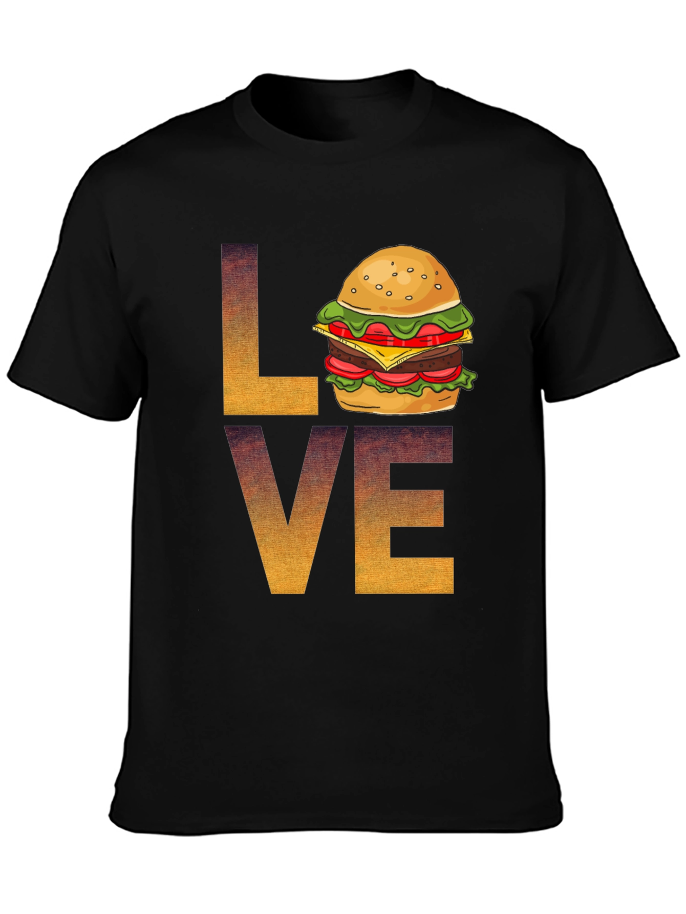 Love Burger Graphic Tee - Soft Style Unisex T-Shirt