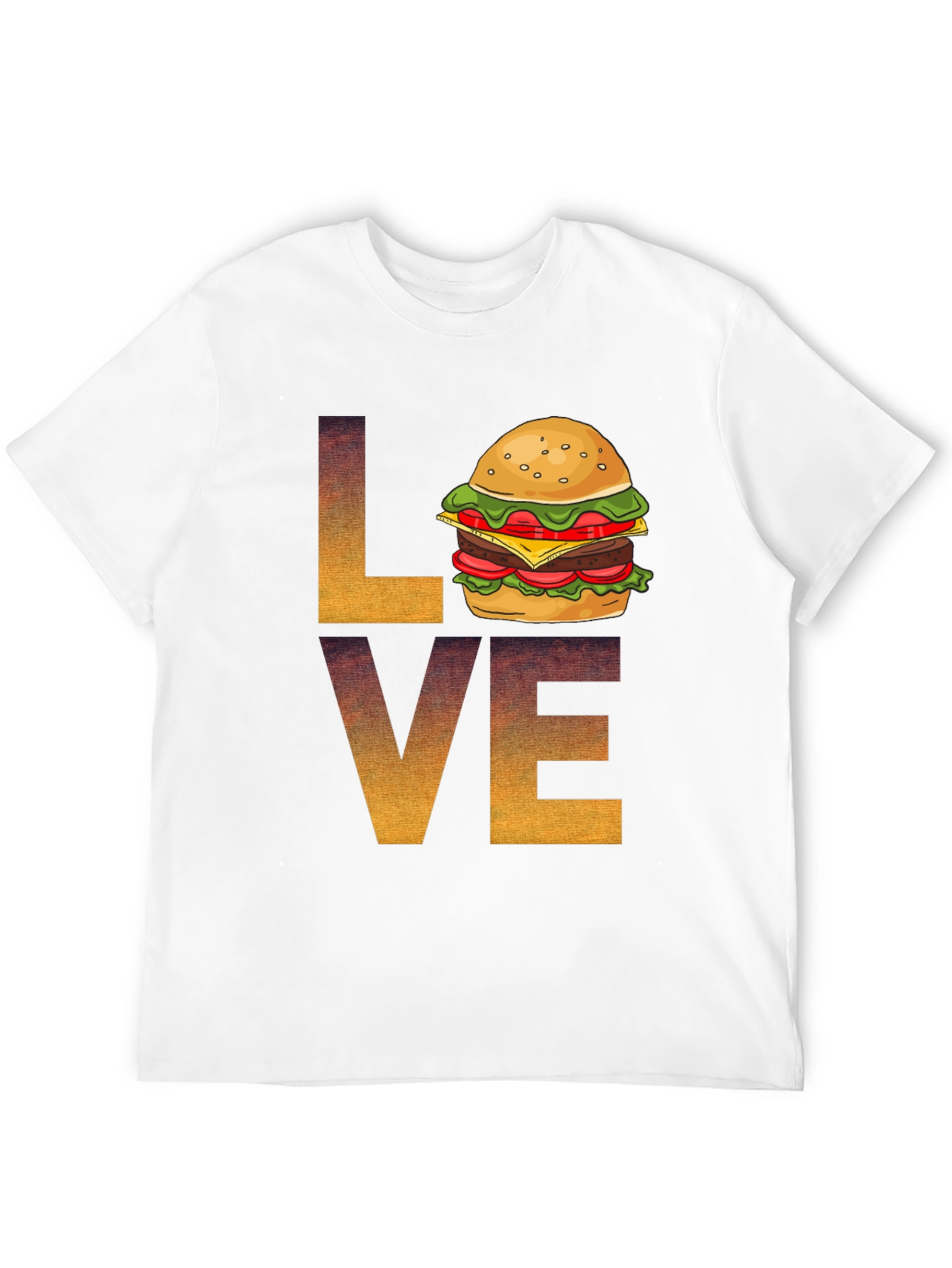 Love Burger Graphic Tee - Soft Style Unisex T-Shirt