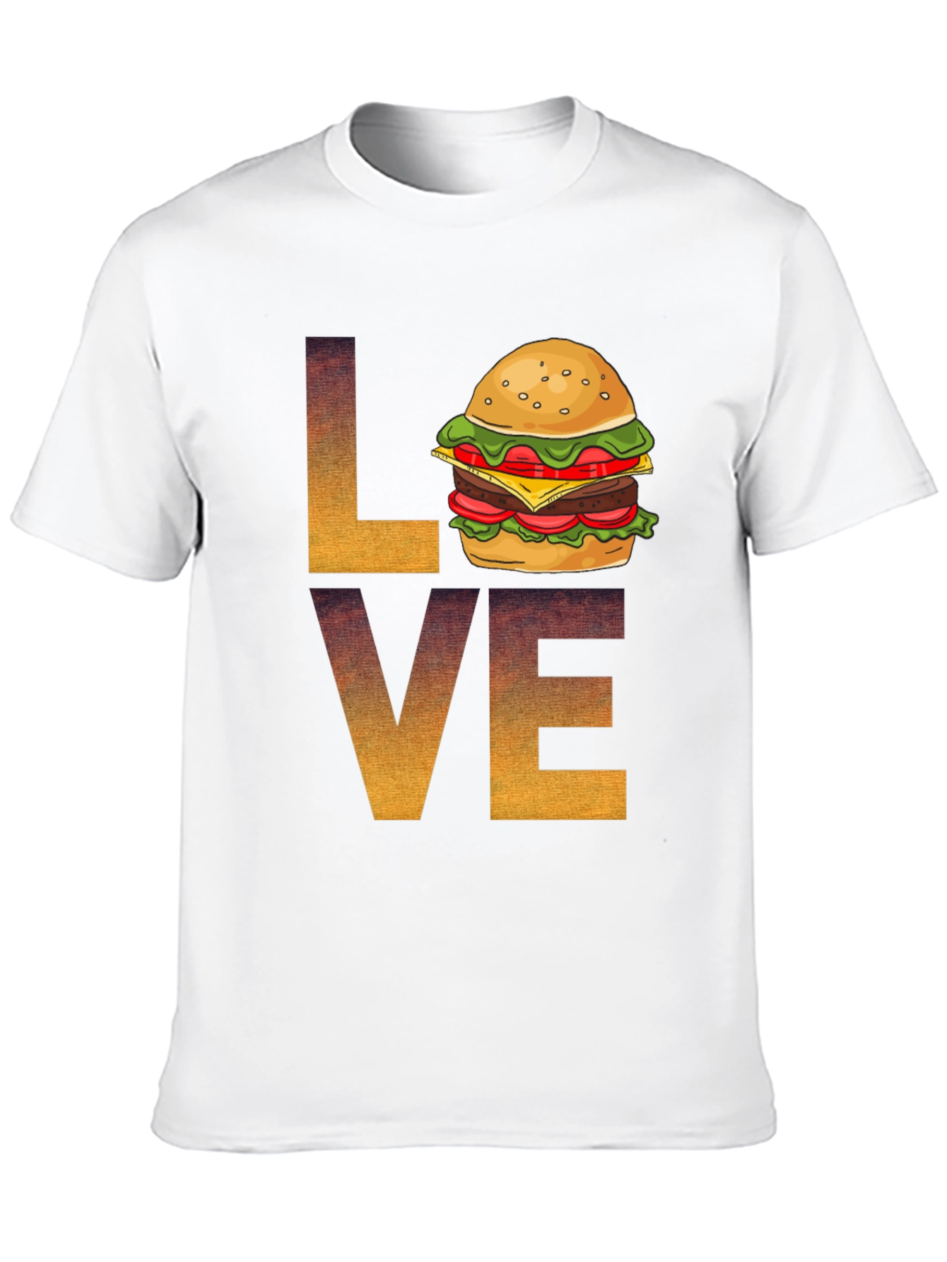 Love Burger Graphic Tee - Soft Style Unisex T-Shirt