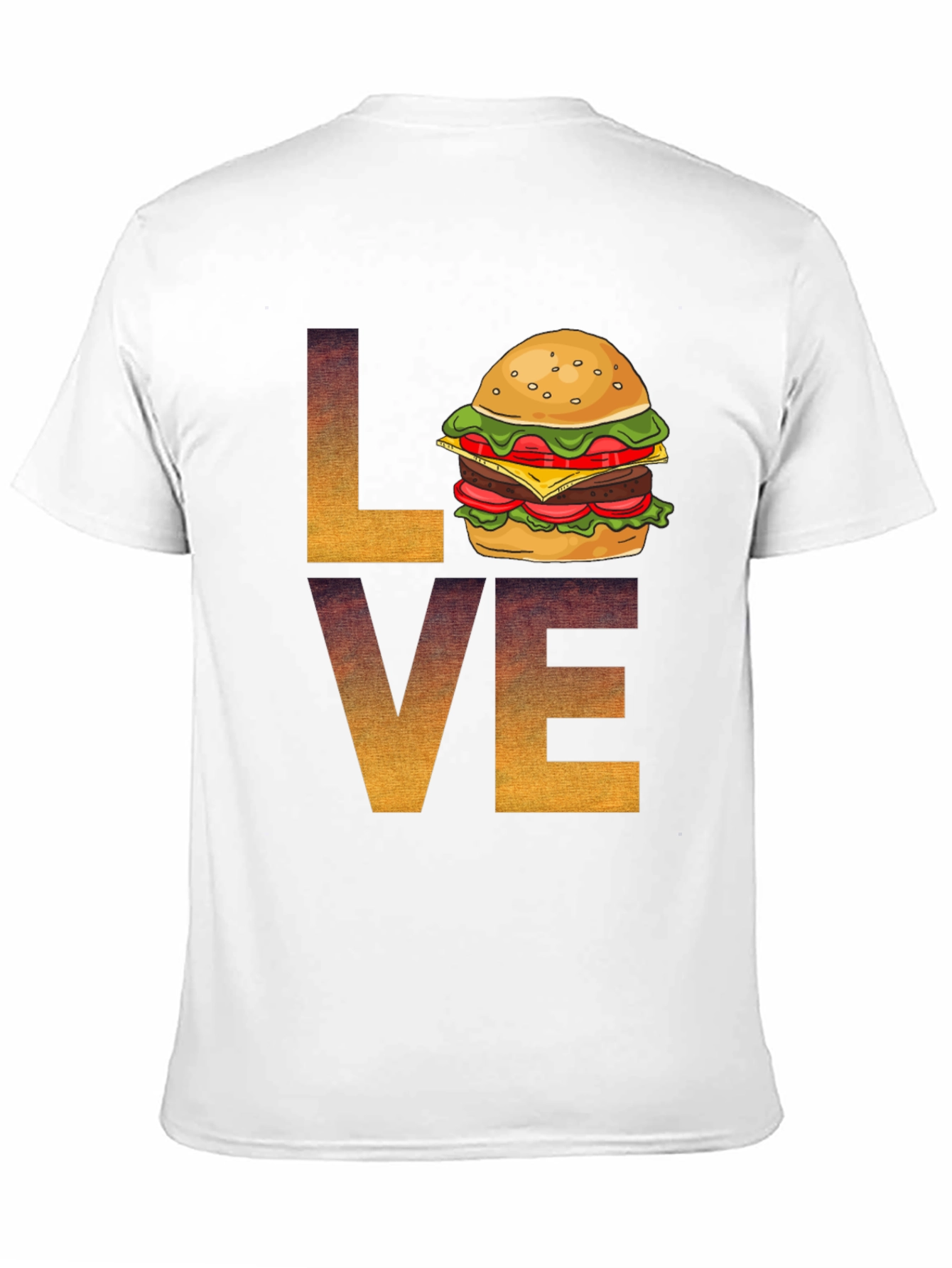 Love Burger Graphic Tee - Soft Style Unisex T-Shirt