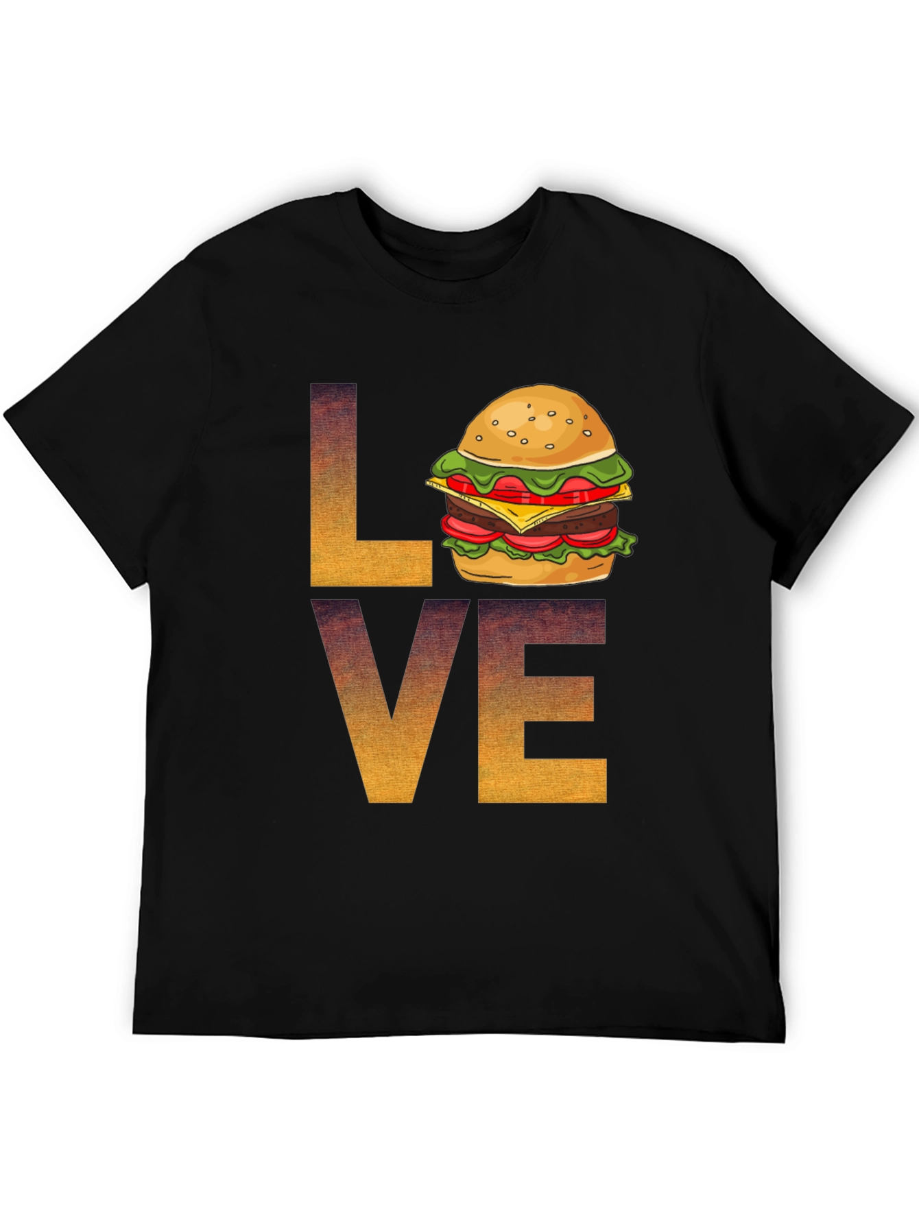Love Burger Graphic Tee - Soft Style Unisex T-Shirt