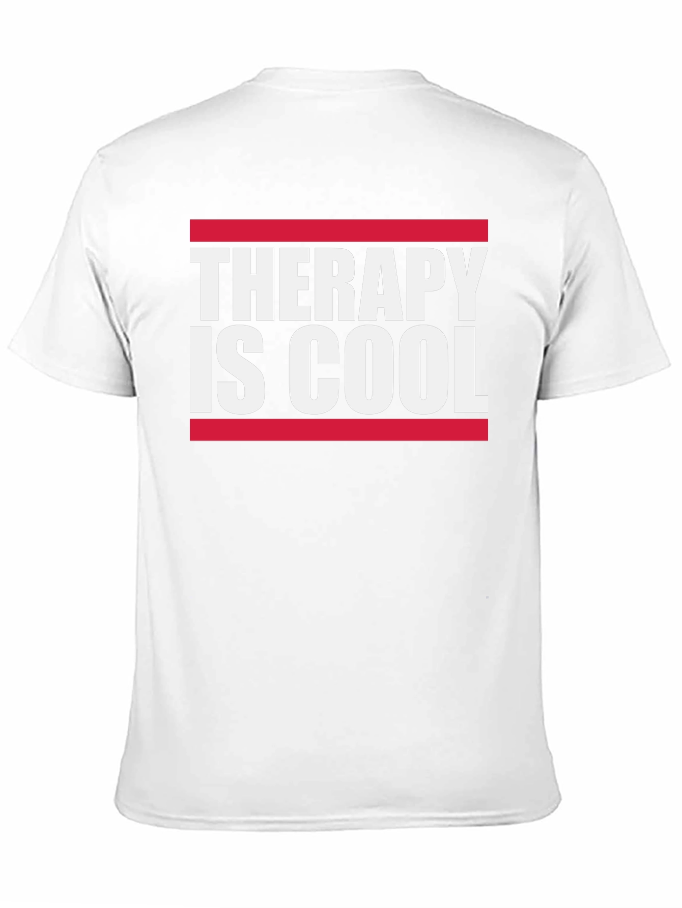 Therapy Is Cool Graphic Tee - Black Cotton T-Shirt