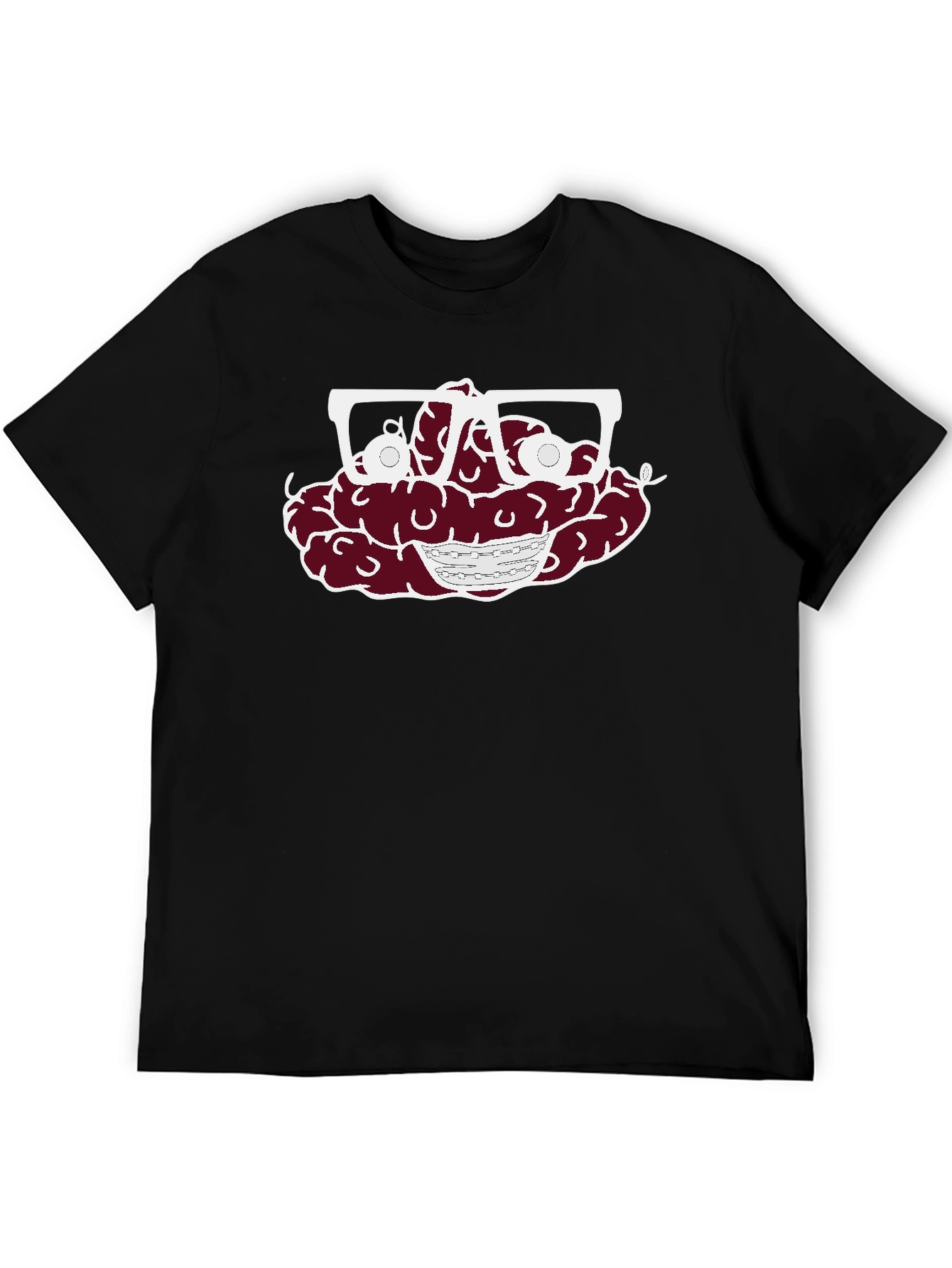 Brain with Glasses Graphic Tee - Unisex T-Shirt