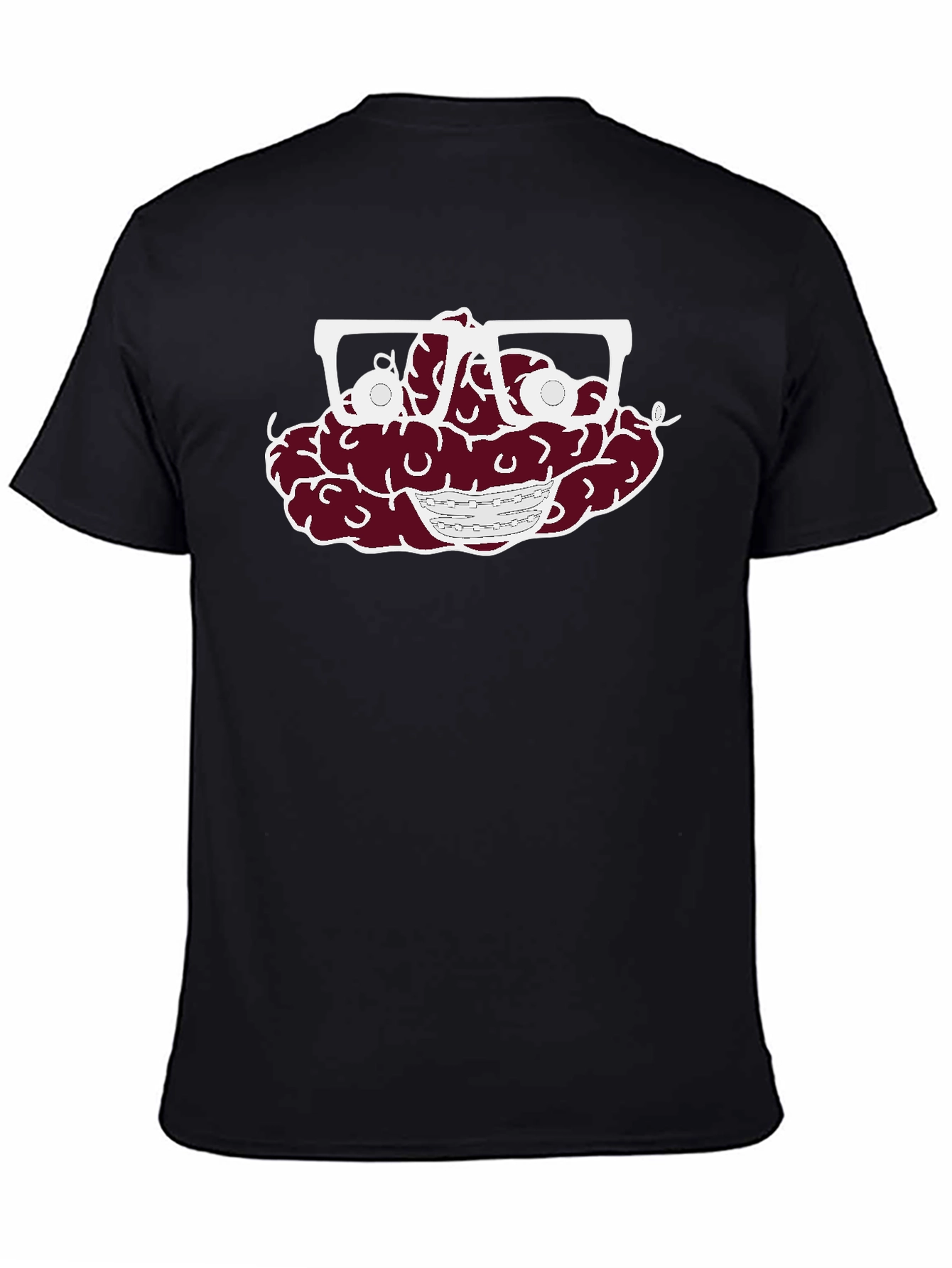 Brain with Glasses Graphic Tee - Unisex T-Shirt