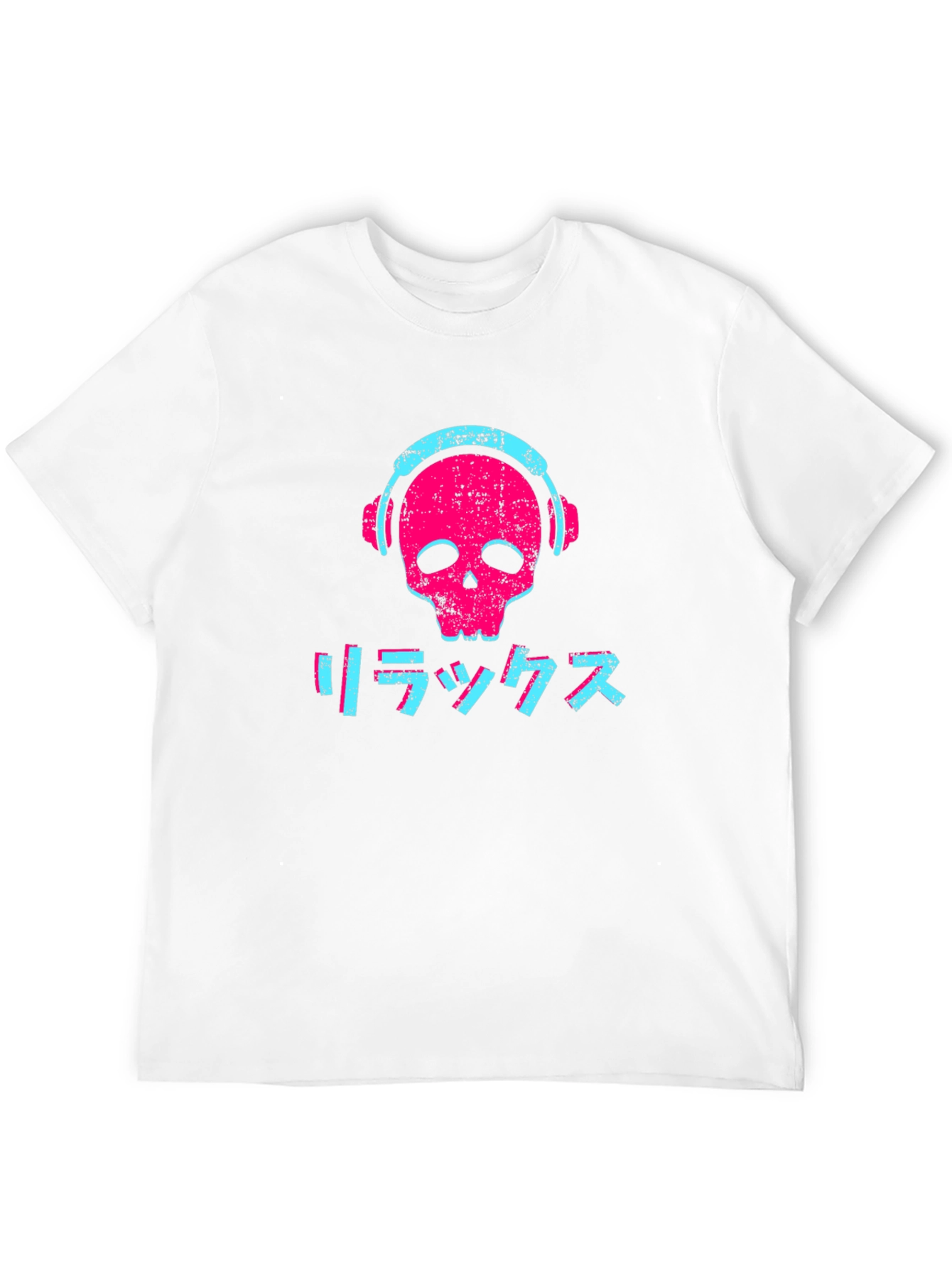 Relax Skull Graphic Tee - Edgy Streetwear