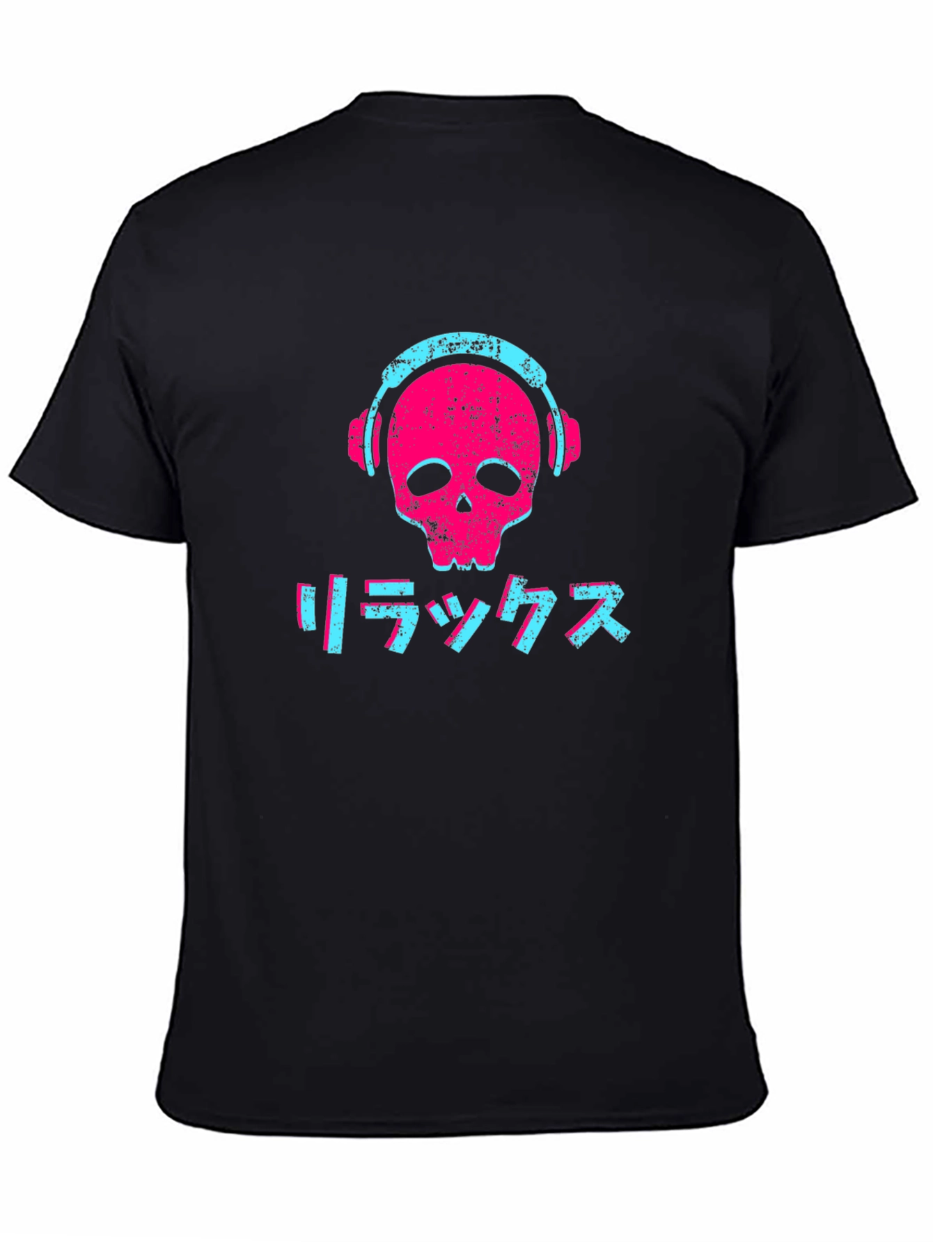 Relax Skull Graphic Tee - Edgy Streetwear