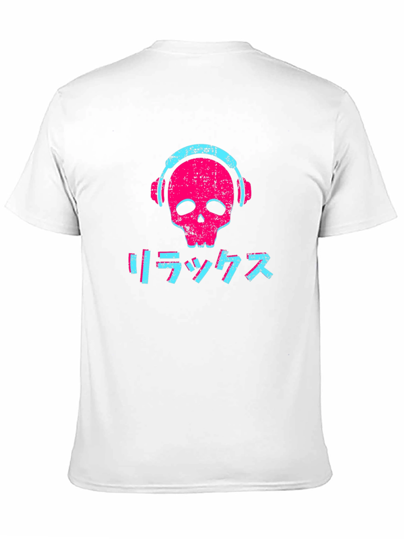 Relax Skull Graphic Tee - Edgy Streetwear
