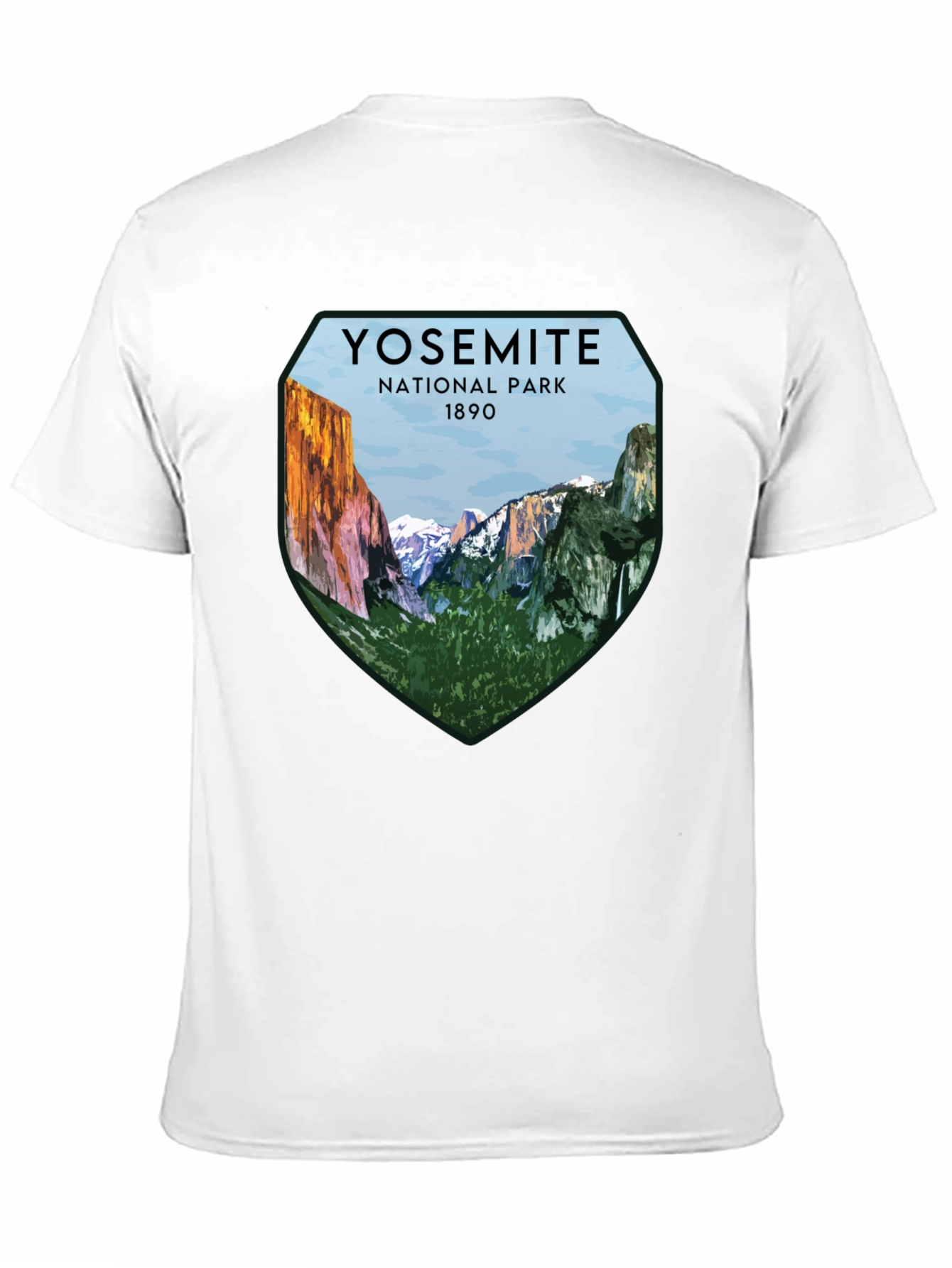 Yosemite National Park Graphic Tee - Black