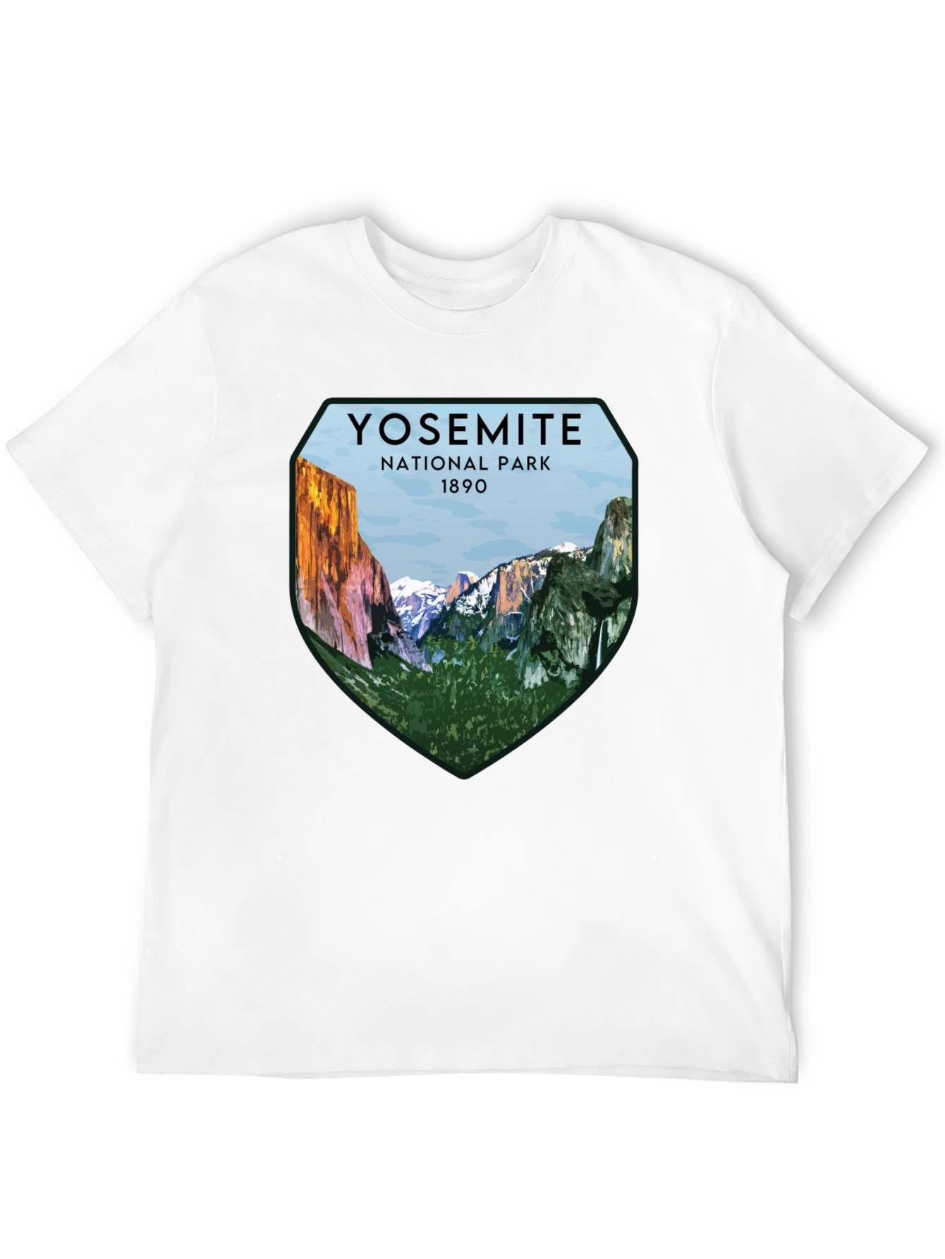 Yosemite National Park Graphic Tee - Black