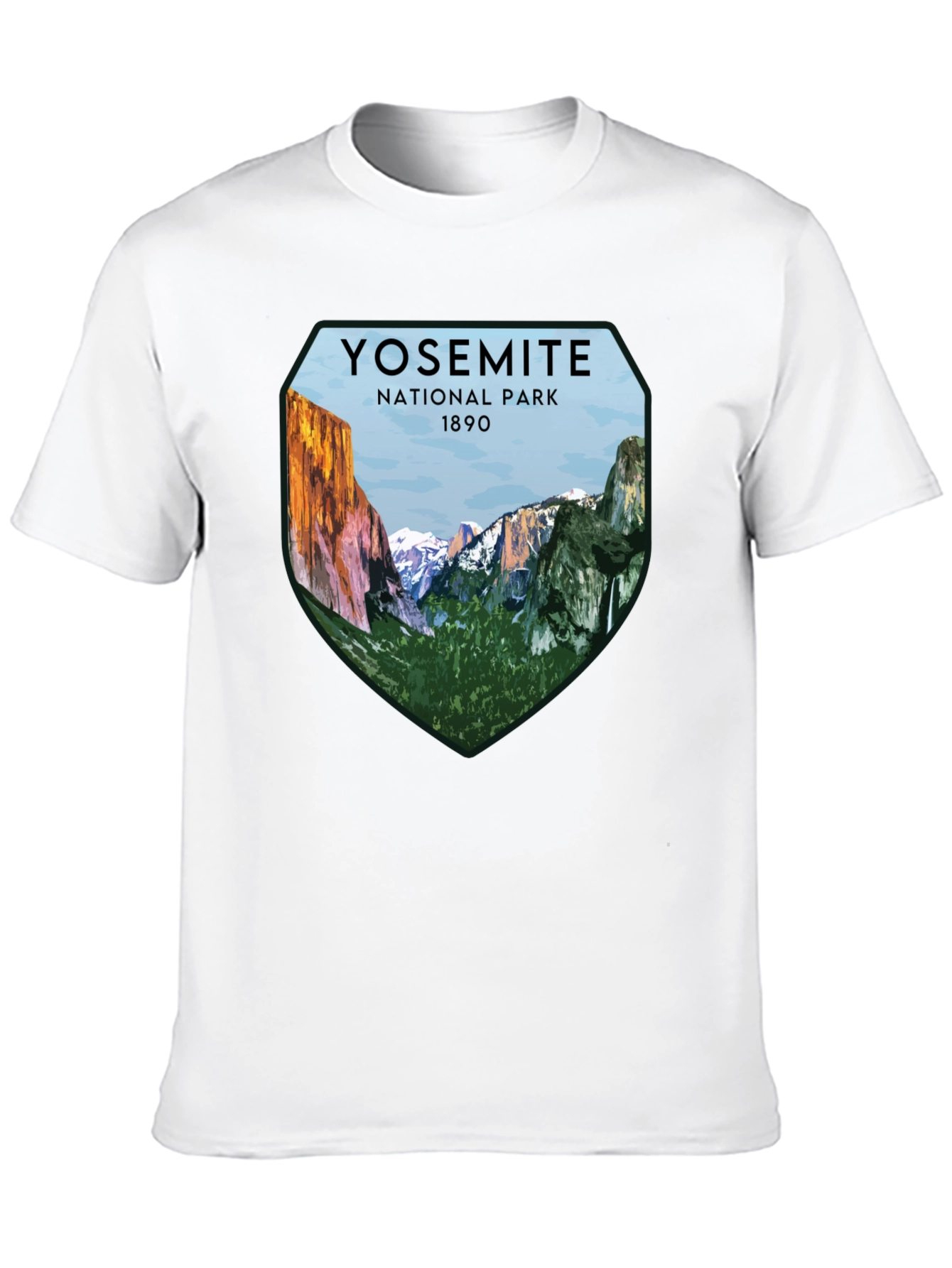 Yosemite National Park Graphic Tee - Black