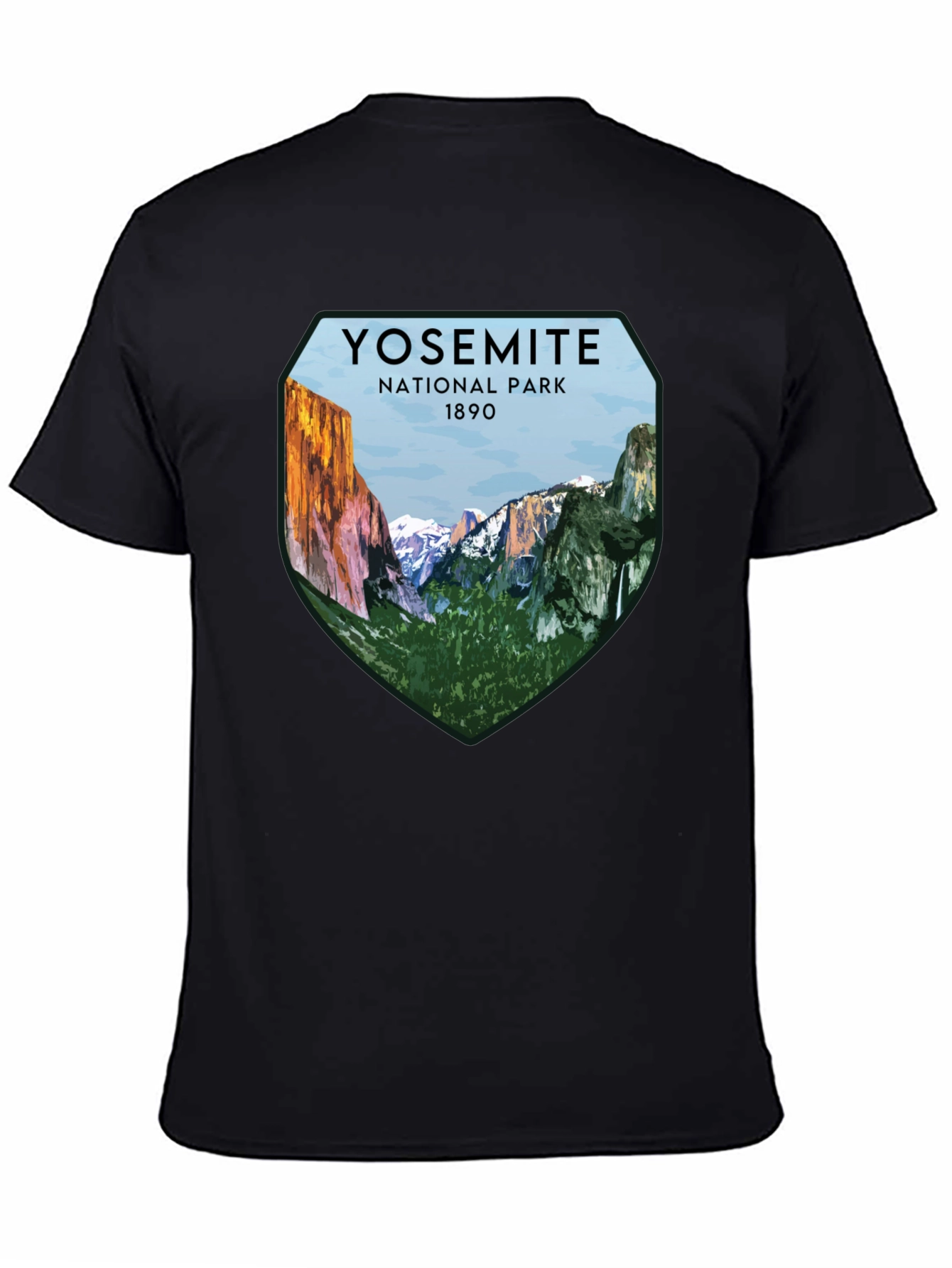 Yosemite National Park Graphic Tee - Black