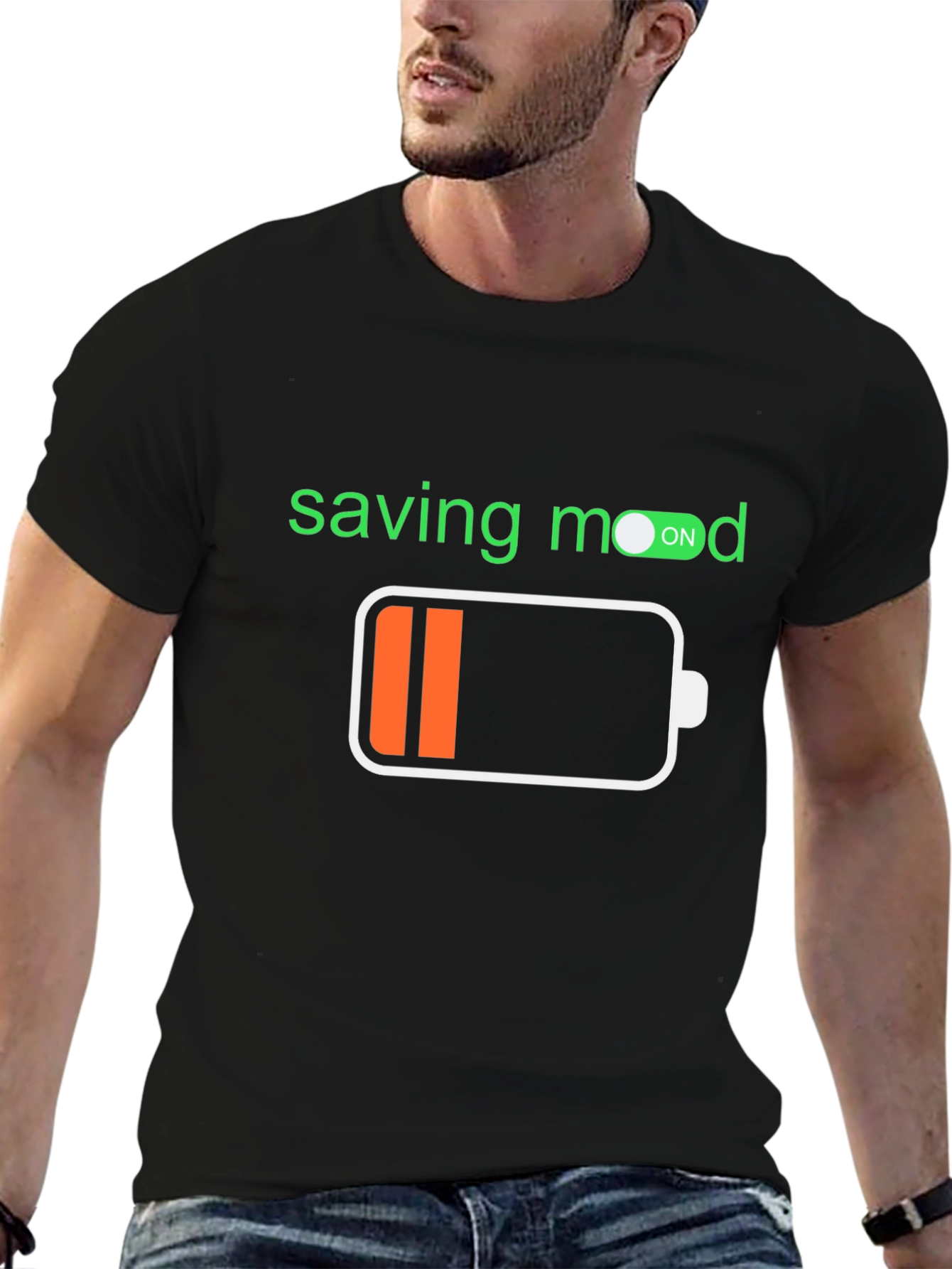 Saving Mood T-Shirt - Low Battery Mode