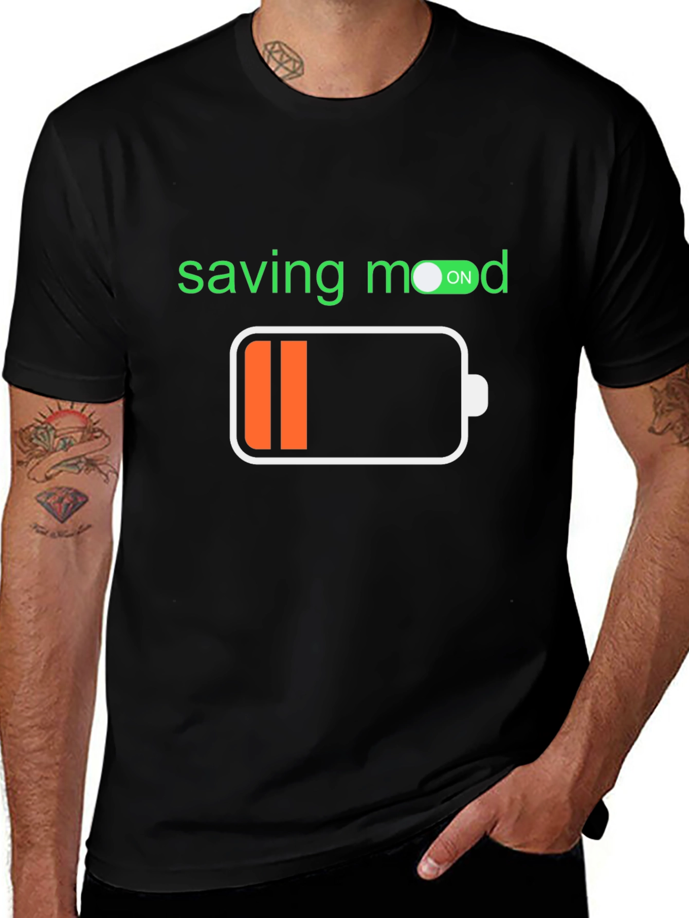 Saving Mood T-Shirt - Low Battery Mode