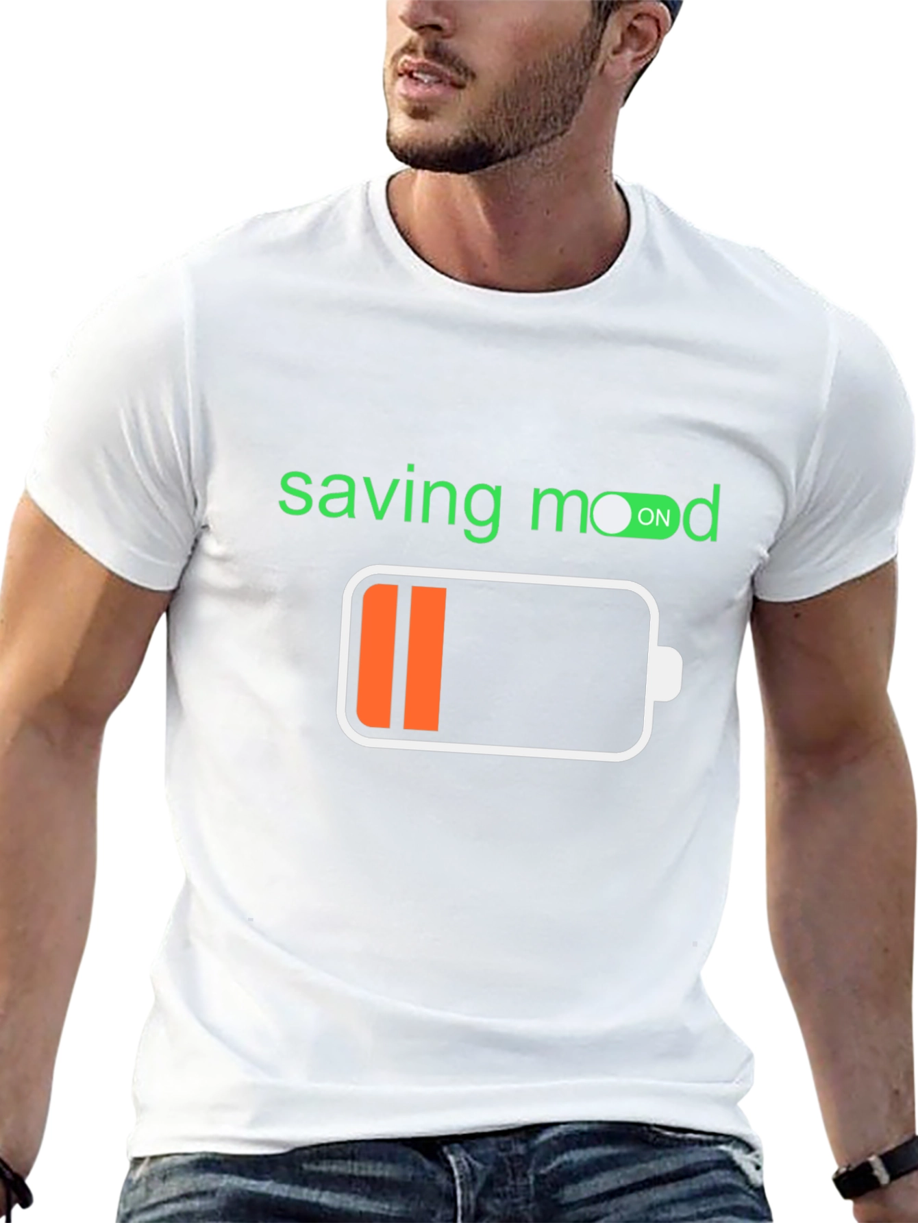 Saving Mood T-Shirt - Low Battery Mode