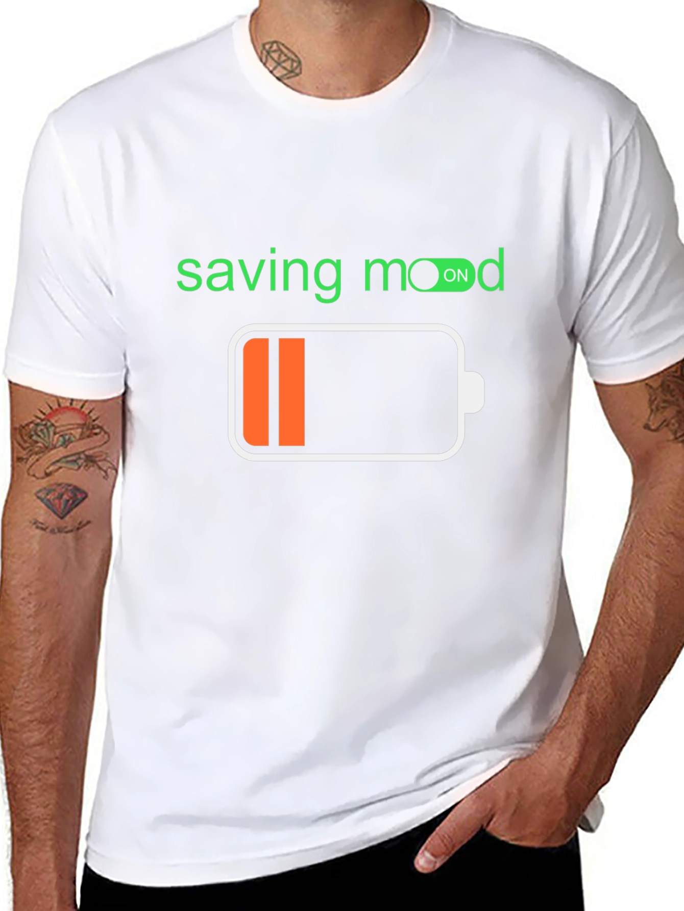 Saving Mood T-Shirt - Low Battery Mode