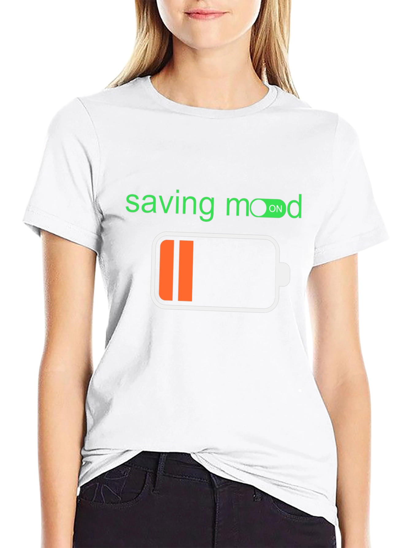 Saving Mood T-Shirt - Low Battery Mode