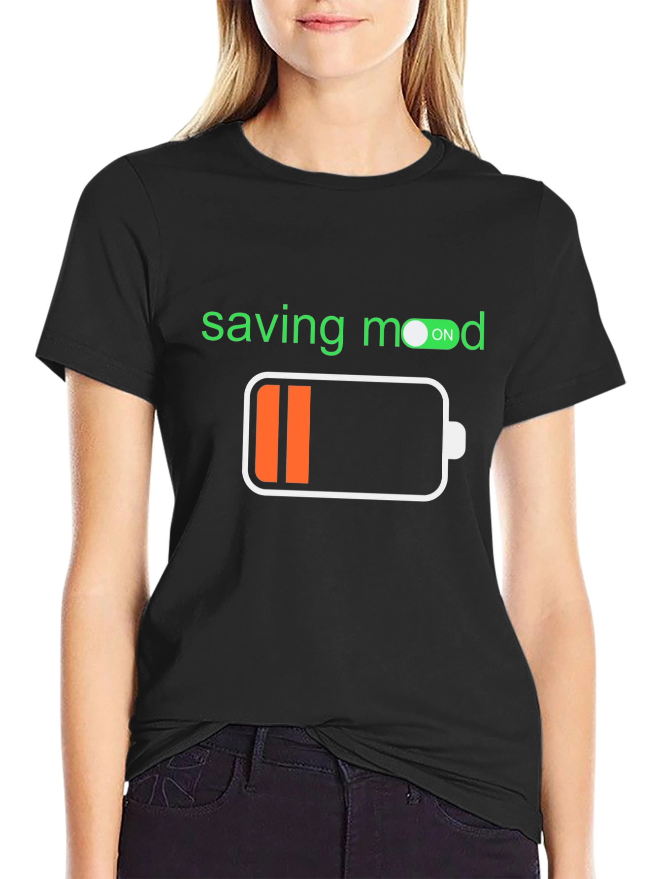 Saving Mood T-Shirt - Low Battery Mode