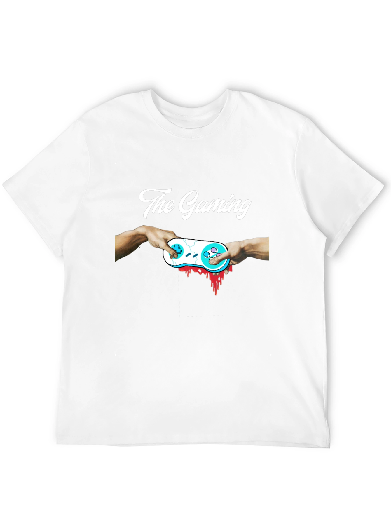 The Gaming Blood Controller Graphic T-Shirt