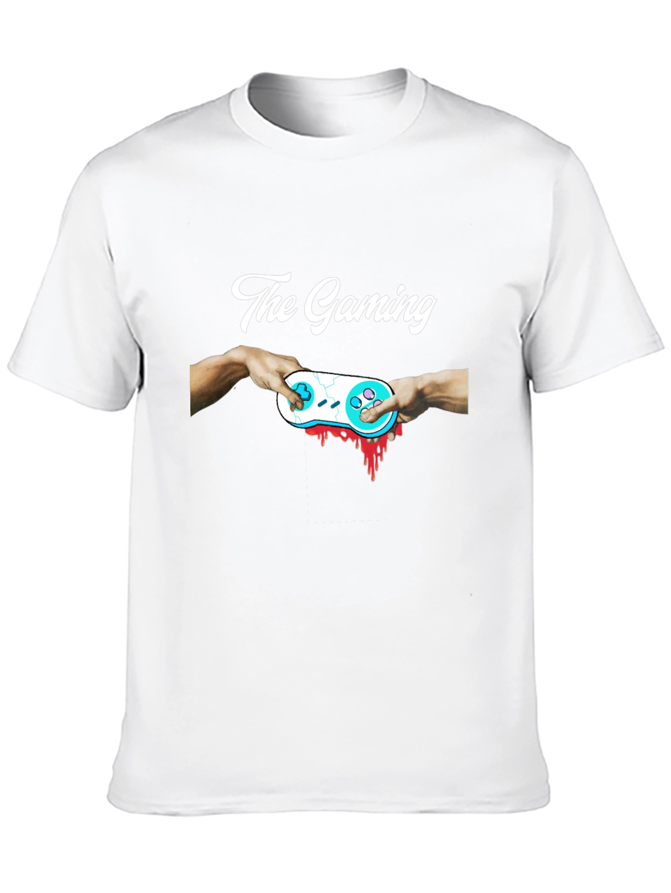 The Gaming Blood Controller Graphic T-Shirt