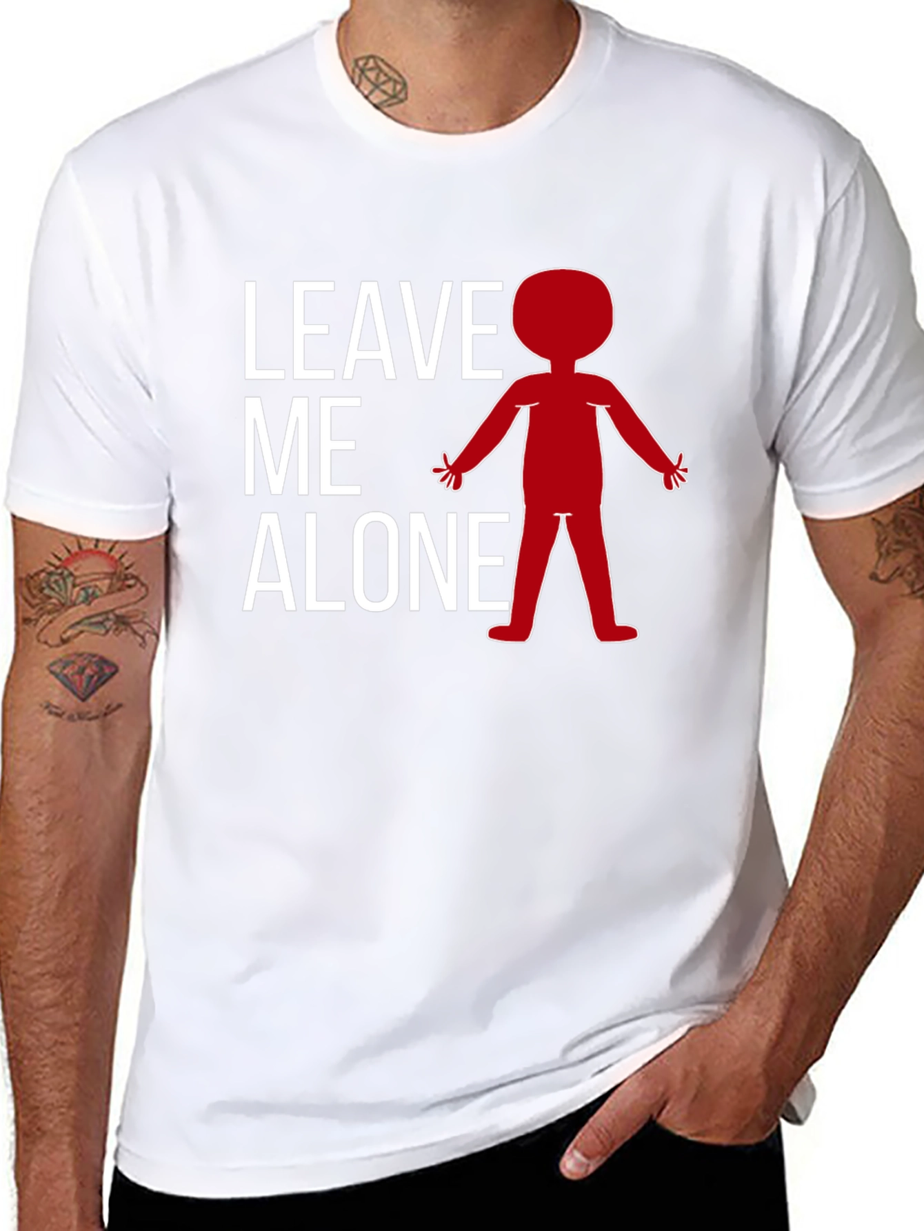 Leave Me Alone T-Shirt - Funny Graphic Tee