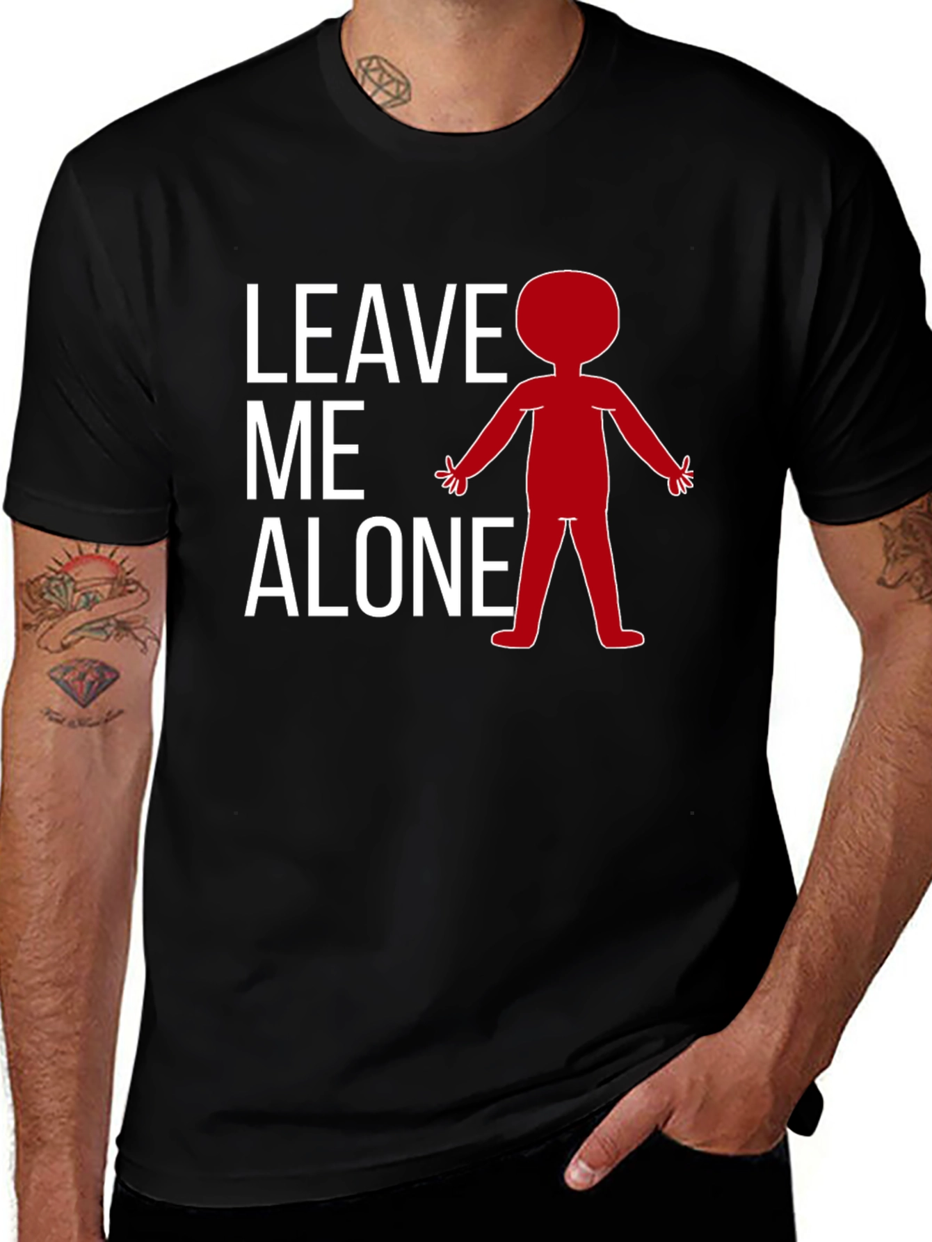 Leave Me Alone T-Shirt - Funny Graphic Tee