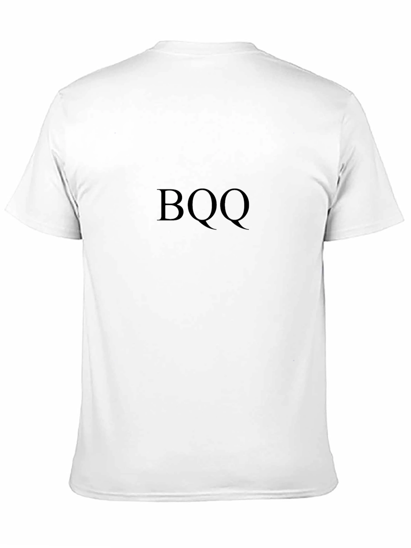 Mens Black BQQ Graphic T-Shirt Casual Comfort