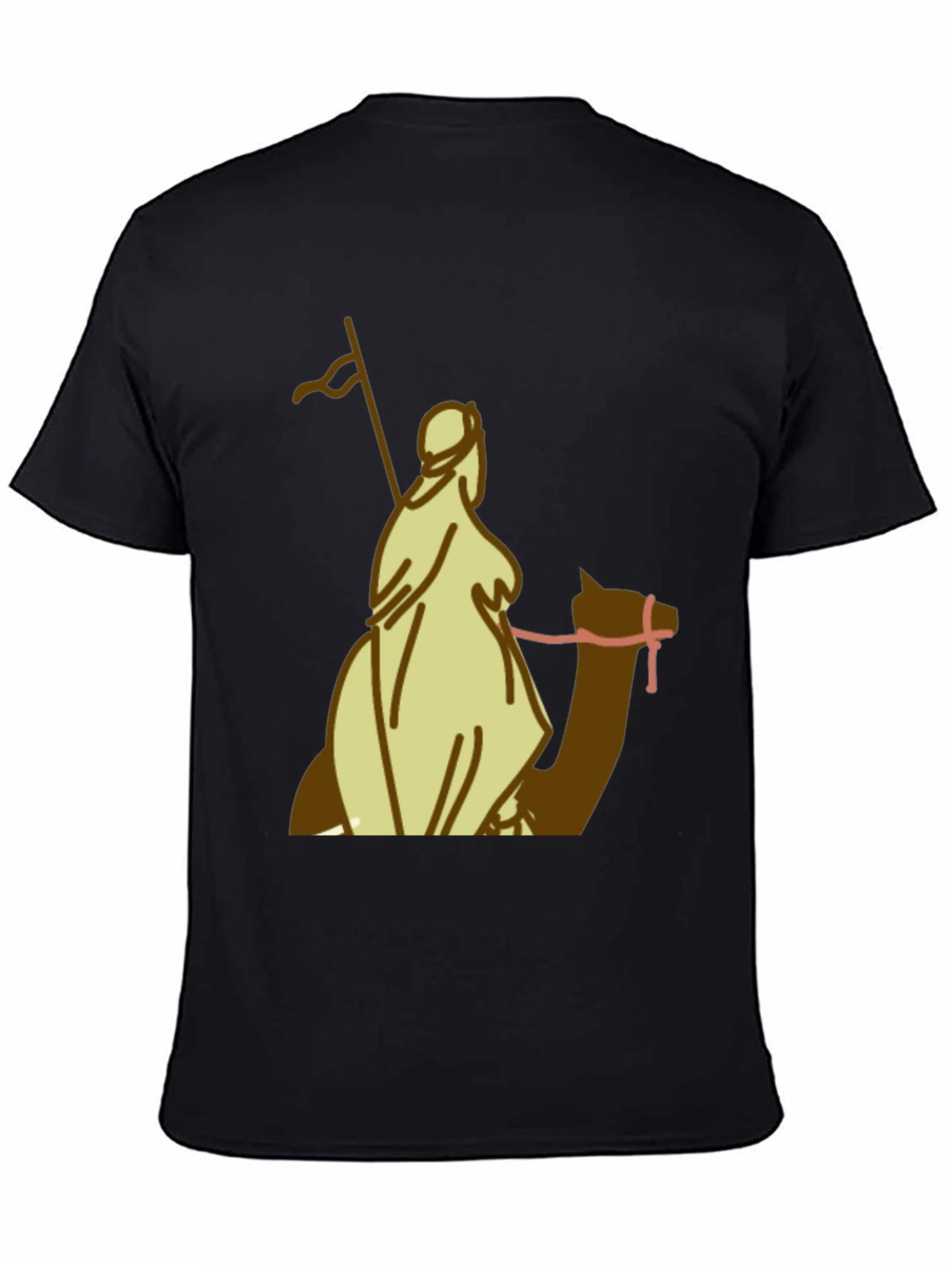 Camel Rider Graphic Tee - Black