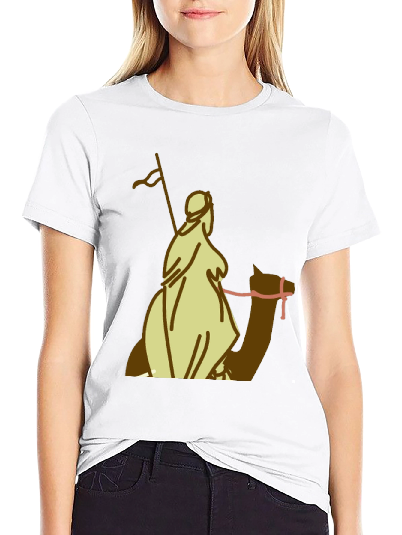 Camel Rider Graphic Tee - Black