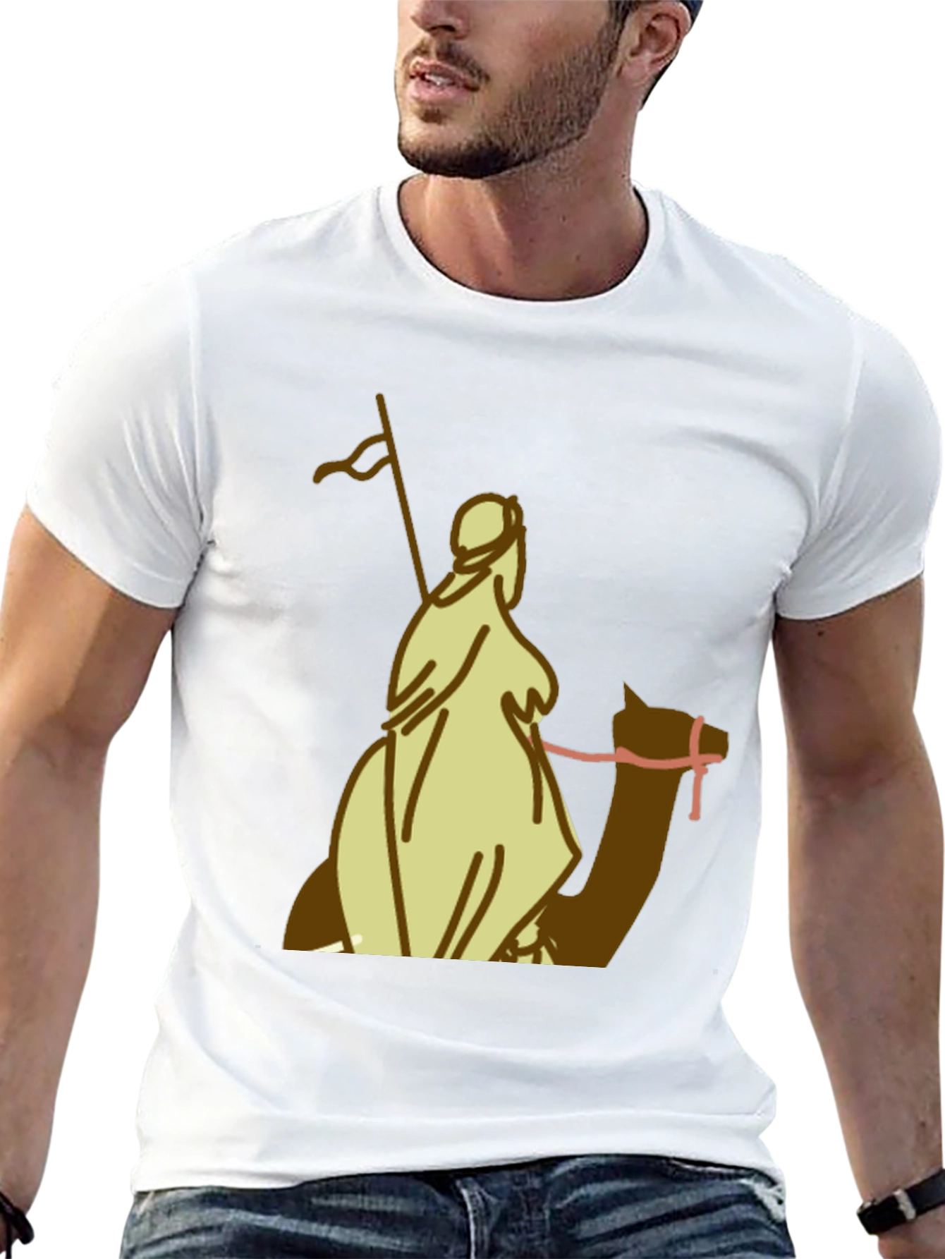 Camel Rider Graphic Tee - Black