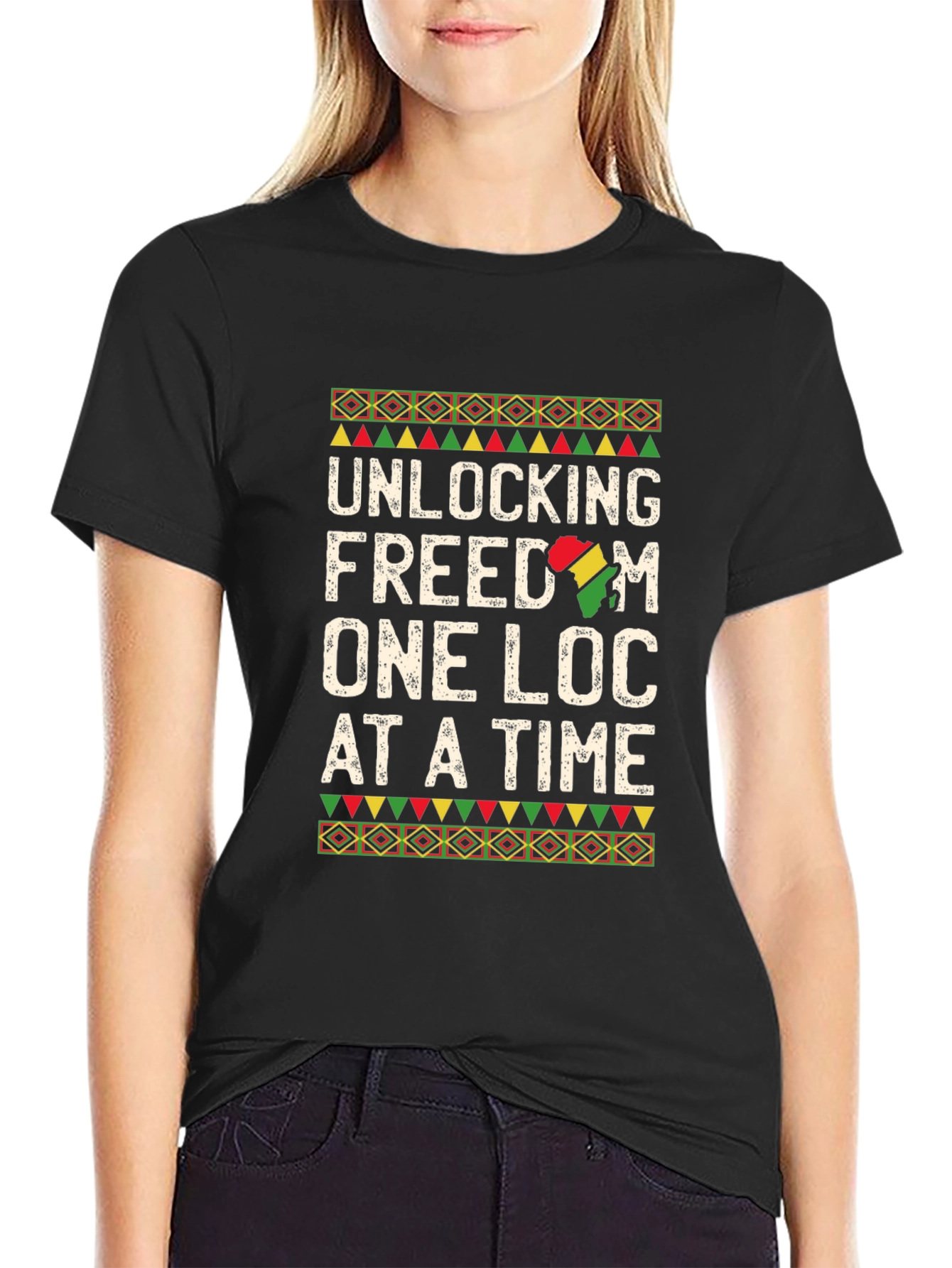 Unlocking Freedom T-Shirt - One Loc At A Time