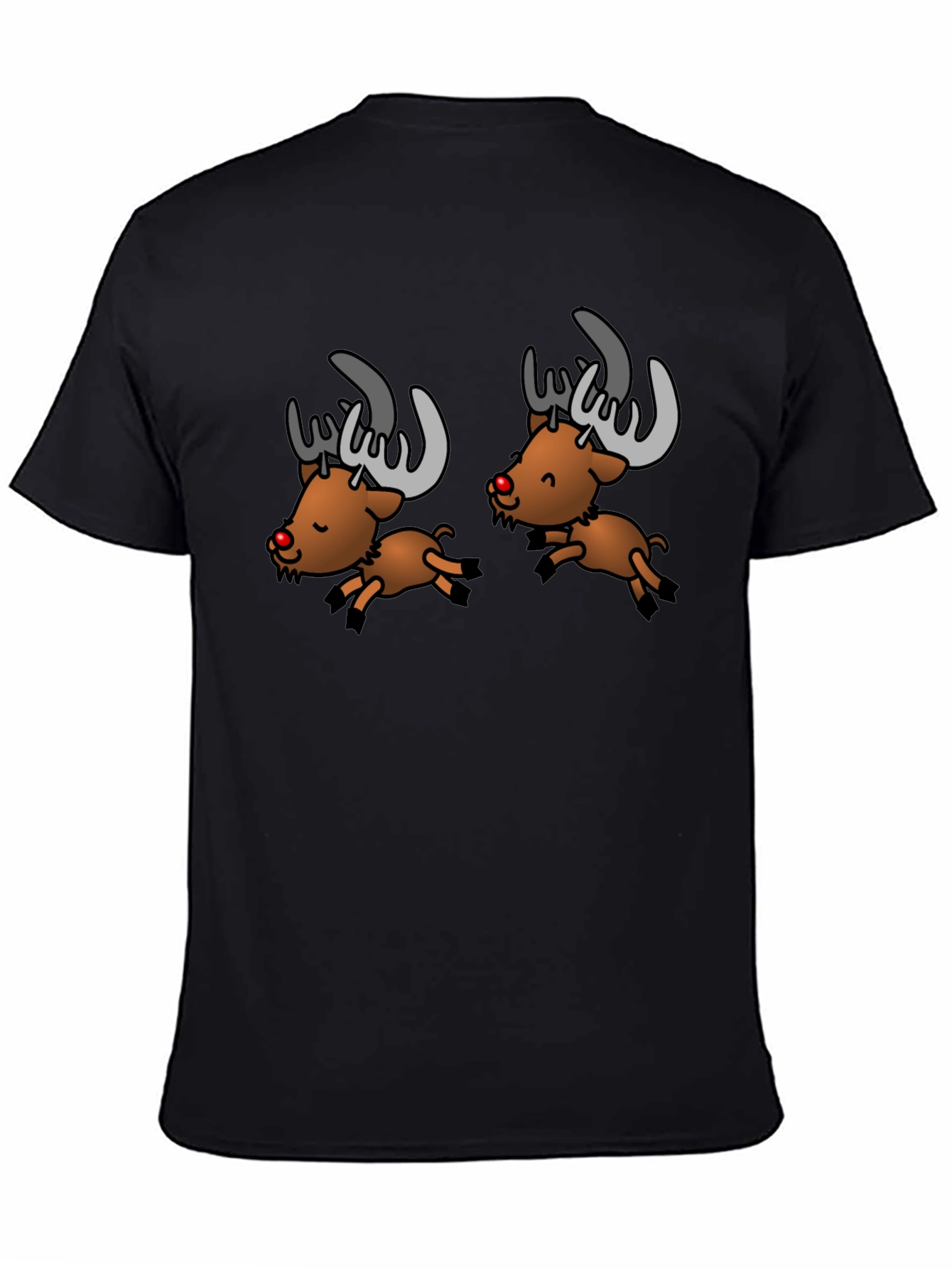 Cartoon Reindeer Graphic Tee