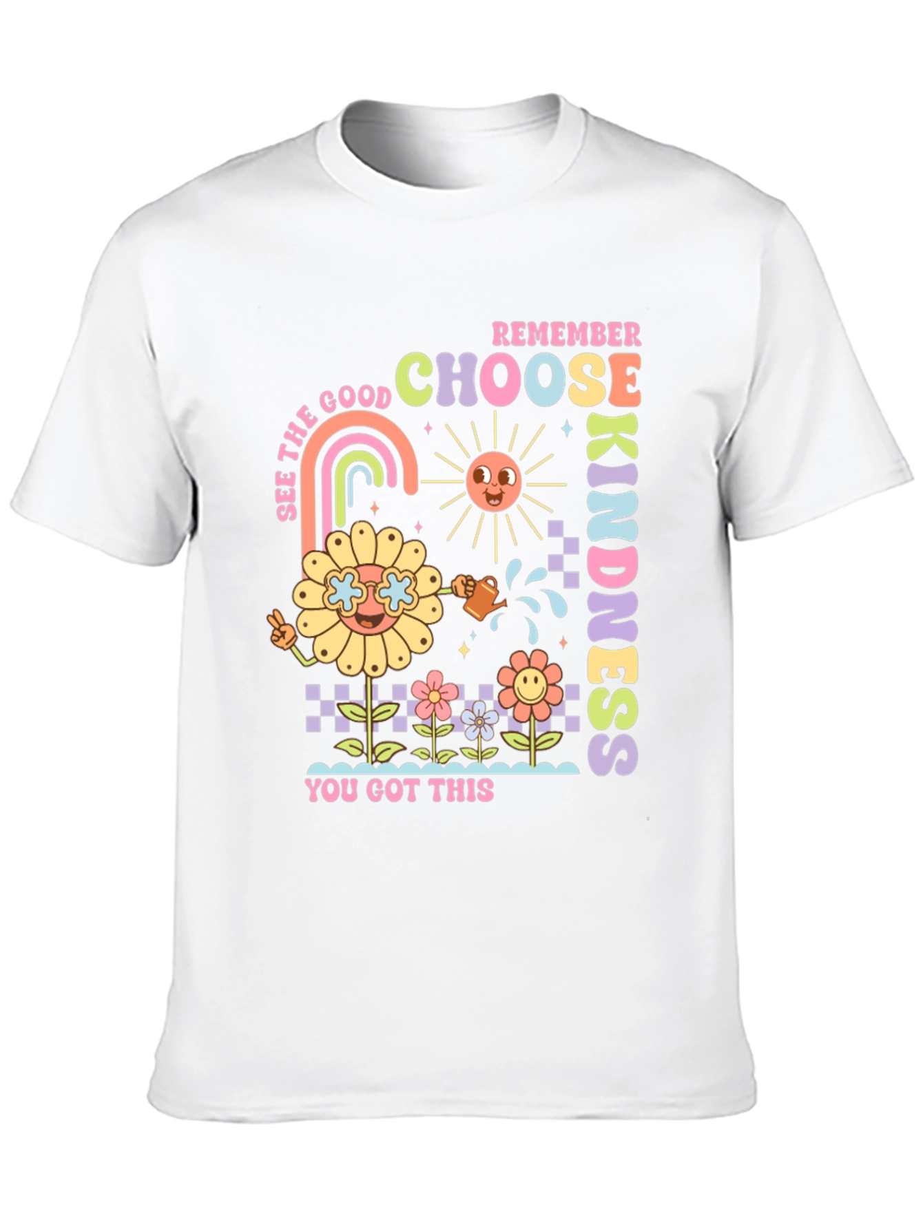Choose Kindness Graphic Tee - Retro Style