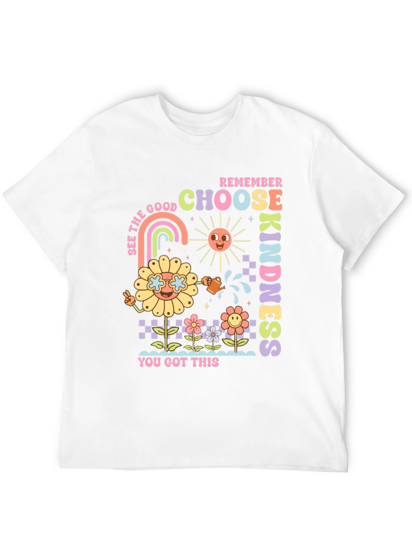 Choose Kindness Graphic Tee - Retro Style