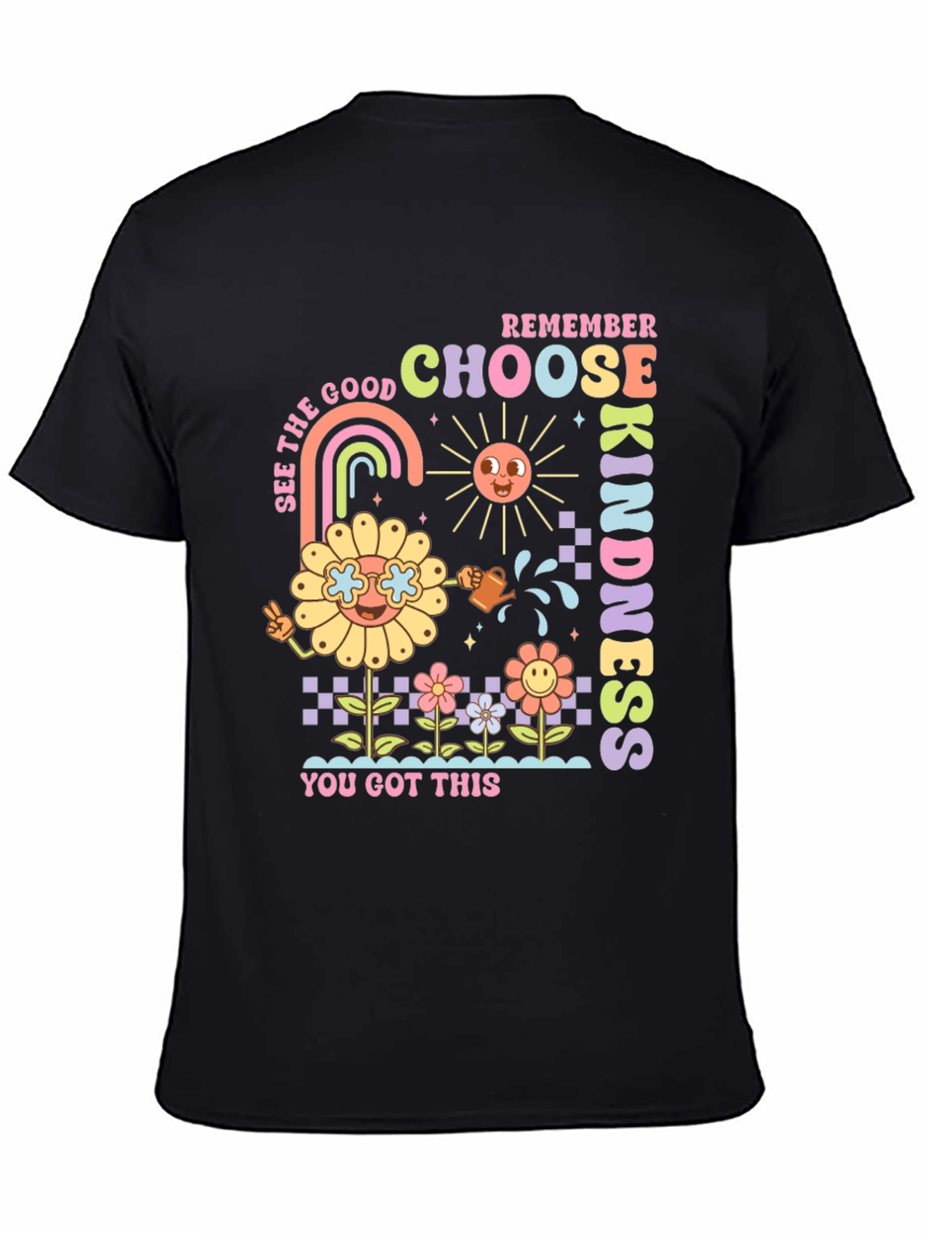 Choose Kindness Graphic Tee - Retro Style