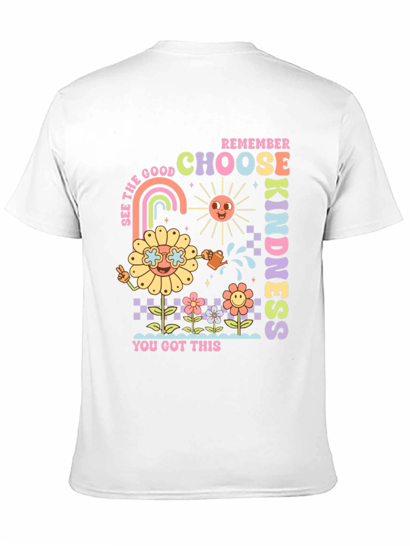 Choose Kindness Graphic Tee - Retro Style