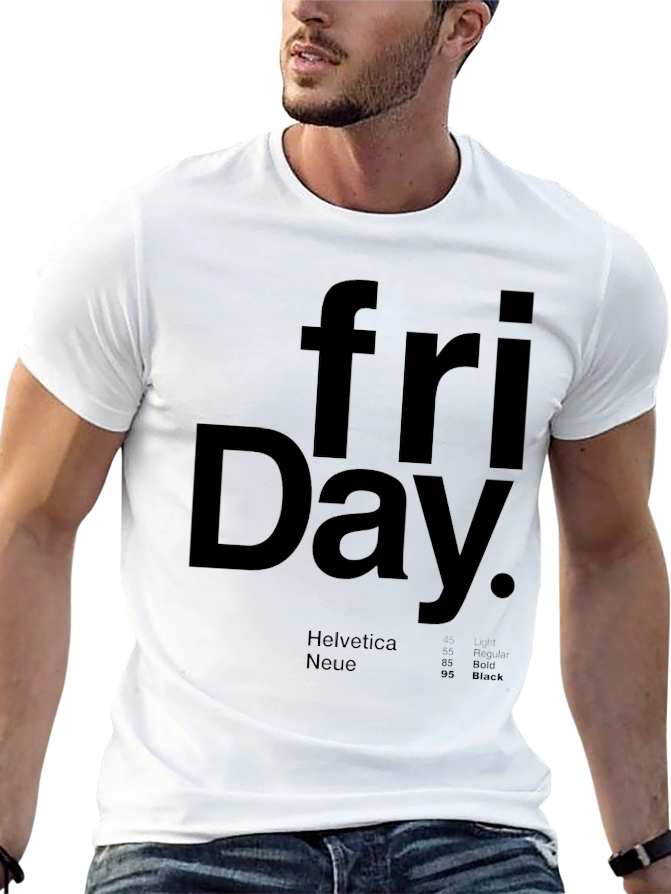 Friday T-Shirt - Helvetica Neue Design