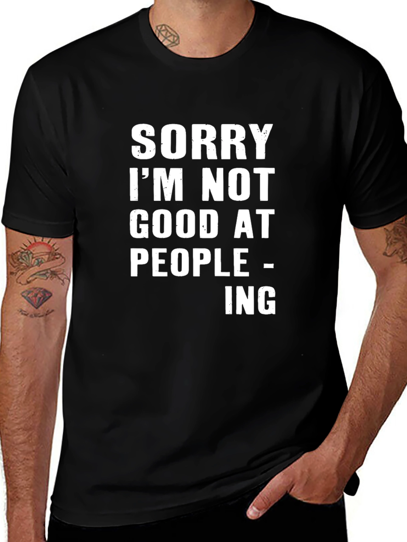 Sorry Im Not Good at People-ing T-Shirt