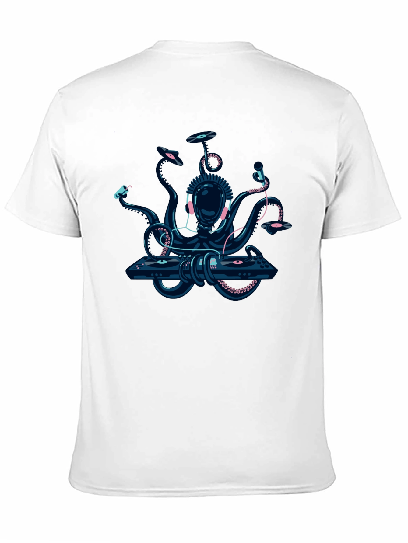 DJ Octopus Graphic Tee - Black