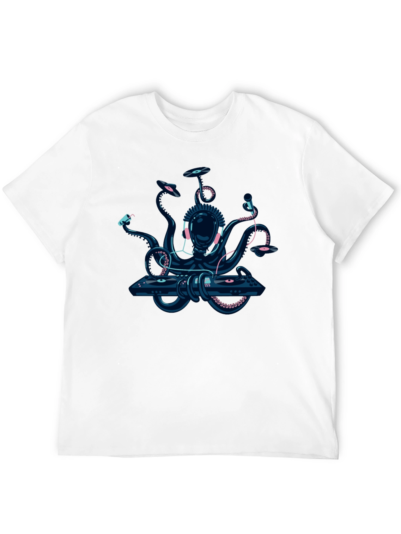 DJ Octopus Graphic Tee - Black