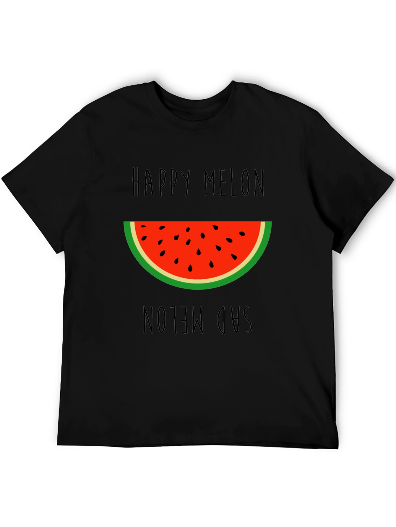 Happy Sad Melon Graphic T-Shirt - Unisex