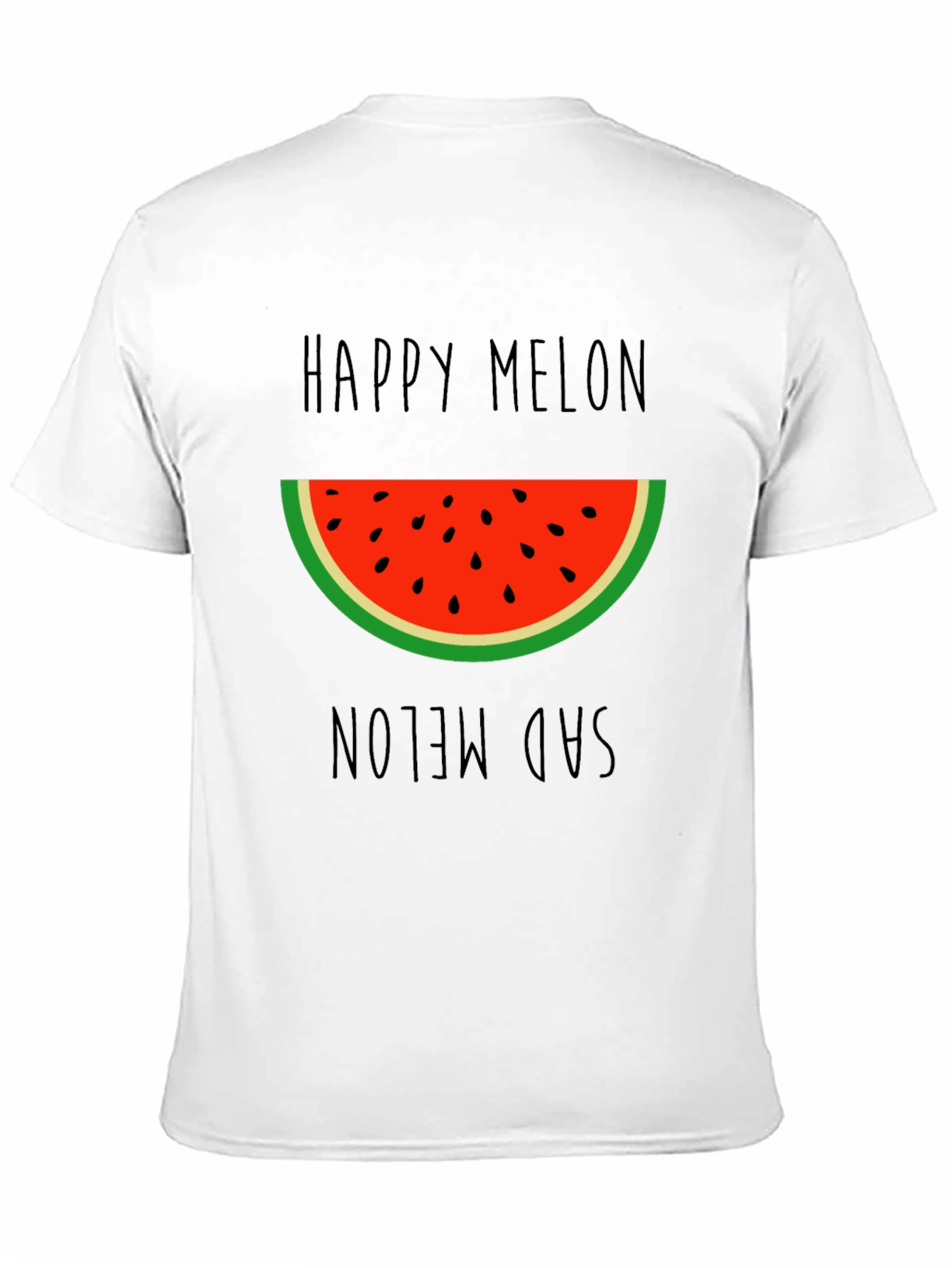 Happy Sad Melon Graphic T-Shirt - Unisex