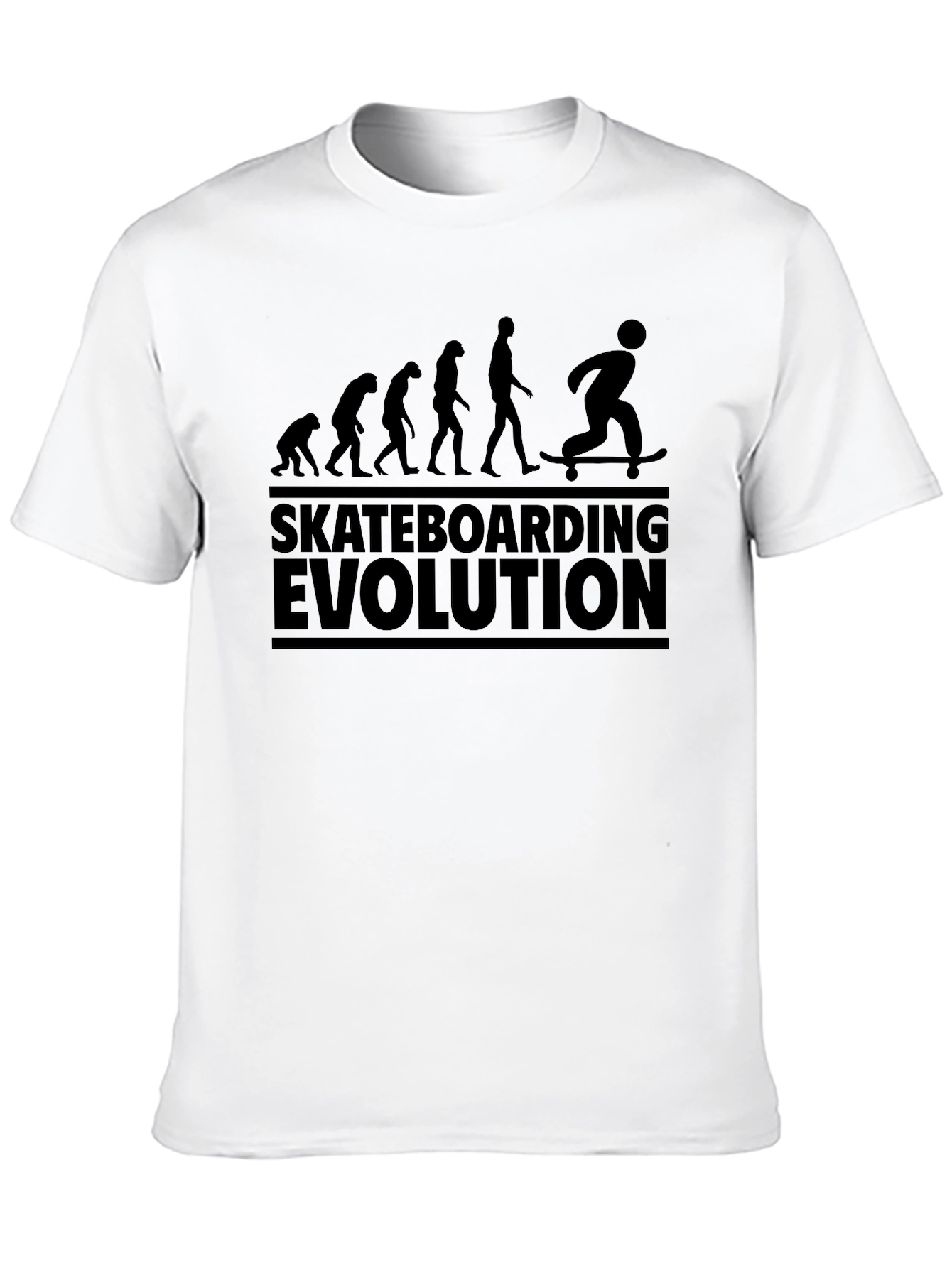 Skateboarding Evolution Graphic T-Shirt