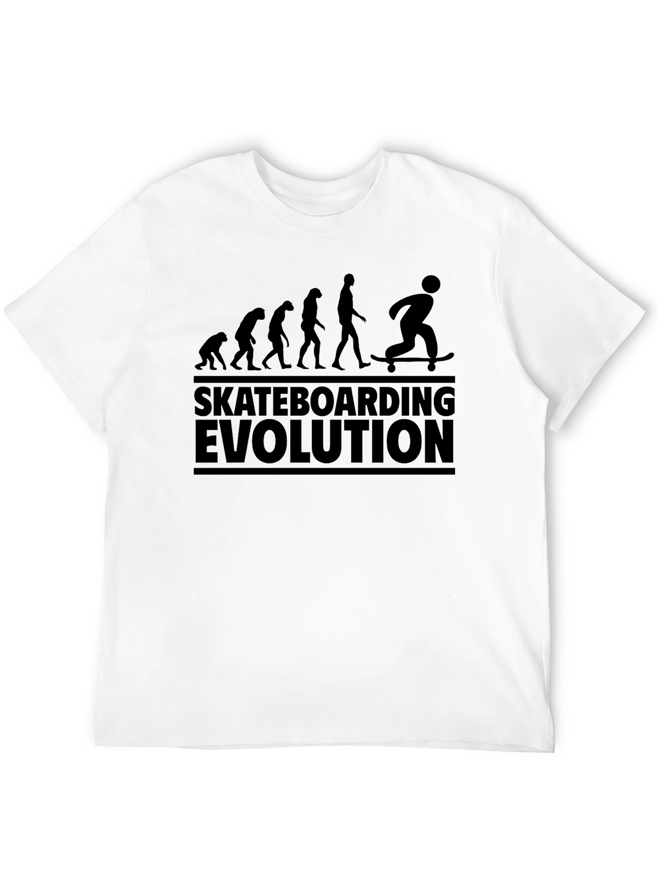 Skateboarding Evolution Graphic T-Shirt