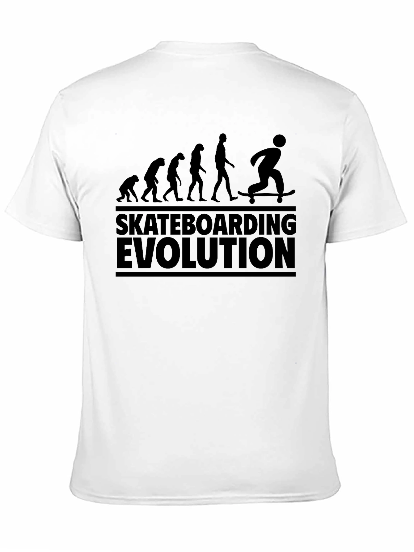 Skateboarding Evolution Graphic T-Shirt