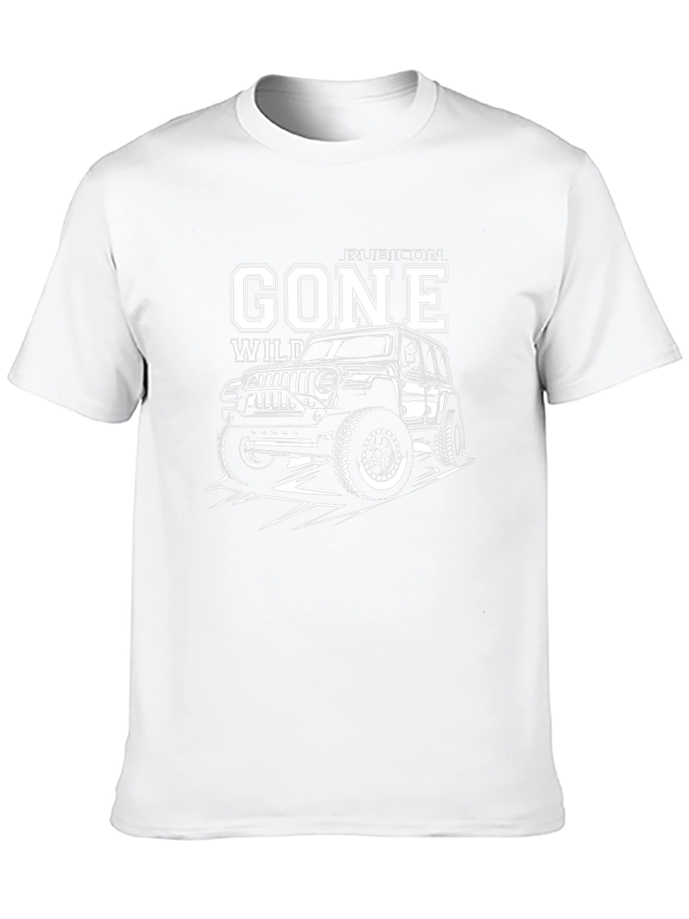 Gone Wild Rubicon Jeep Black Graphic Tee