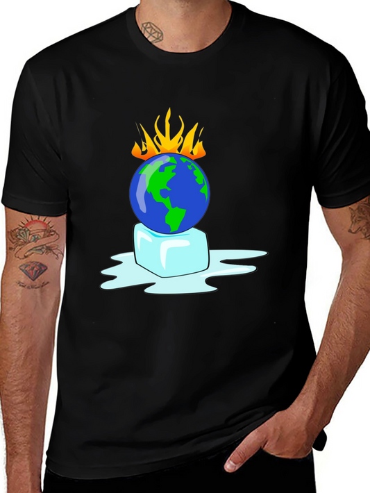 Global Warming Awareness Graphic T-Shirt