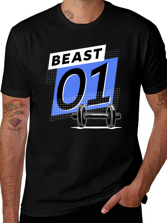 Beast 01 Gym Black T-Shirt