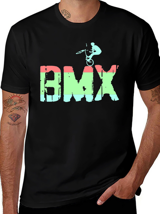 Cool BMX Bike Stunt Graphic T-Shirt