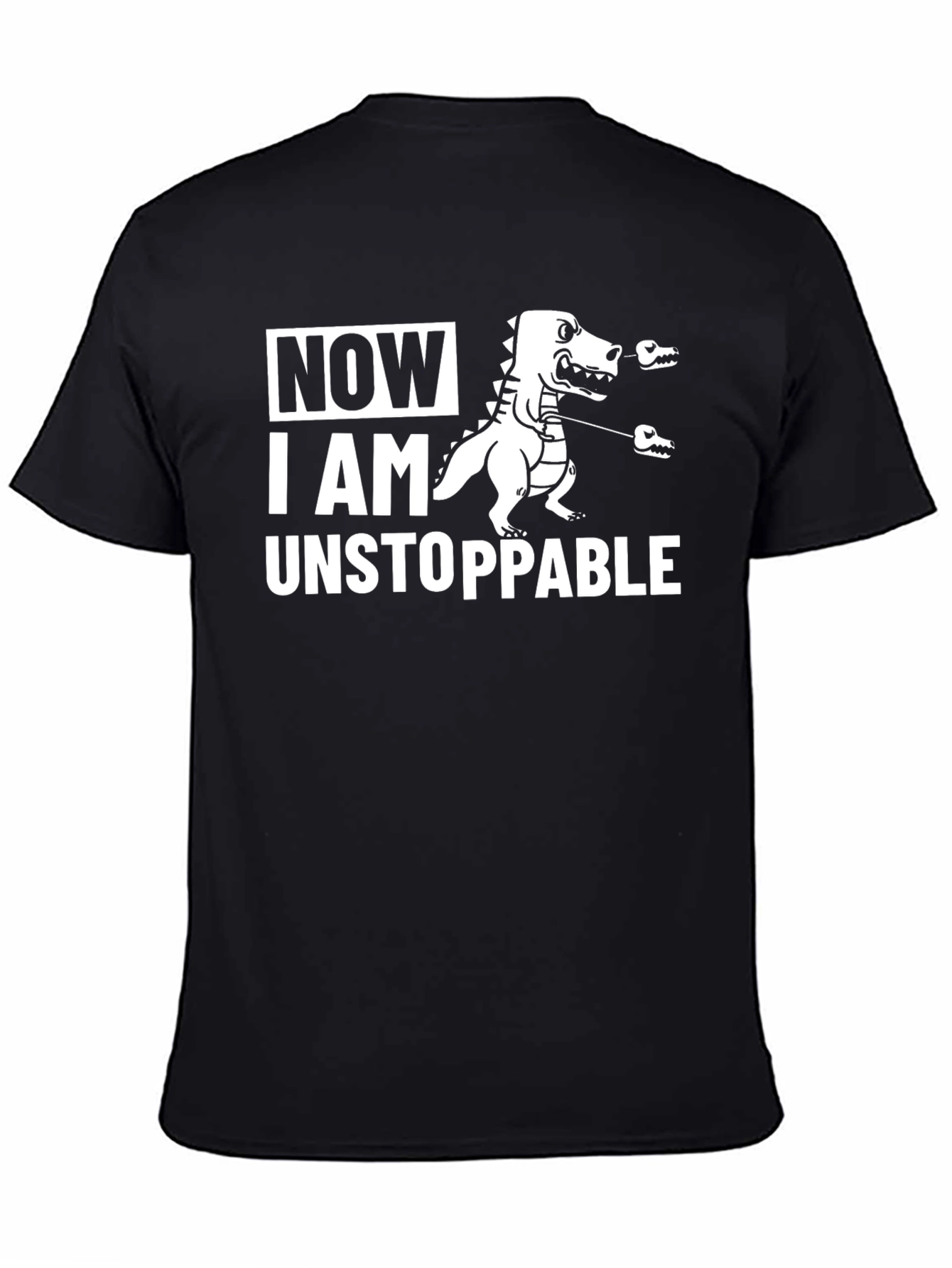 Unstoppable Dinosaur Graphic T-Shirt