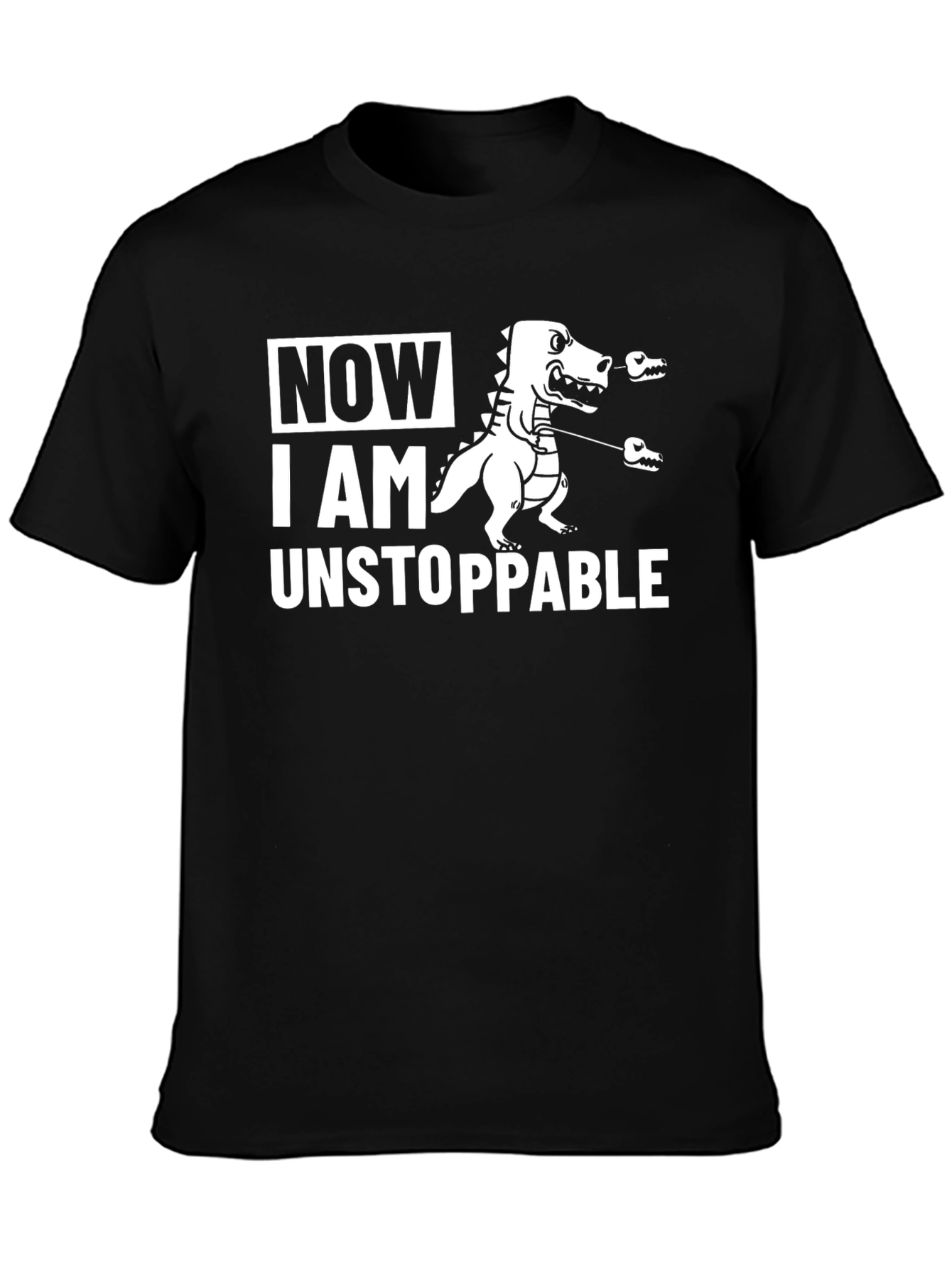 Unstoppable Dinosaur Graphic T-Shirt